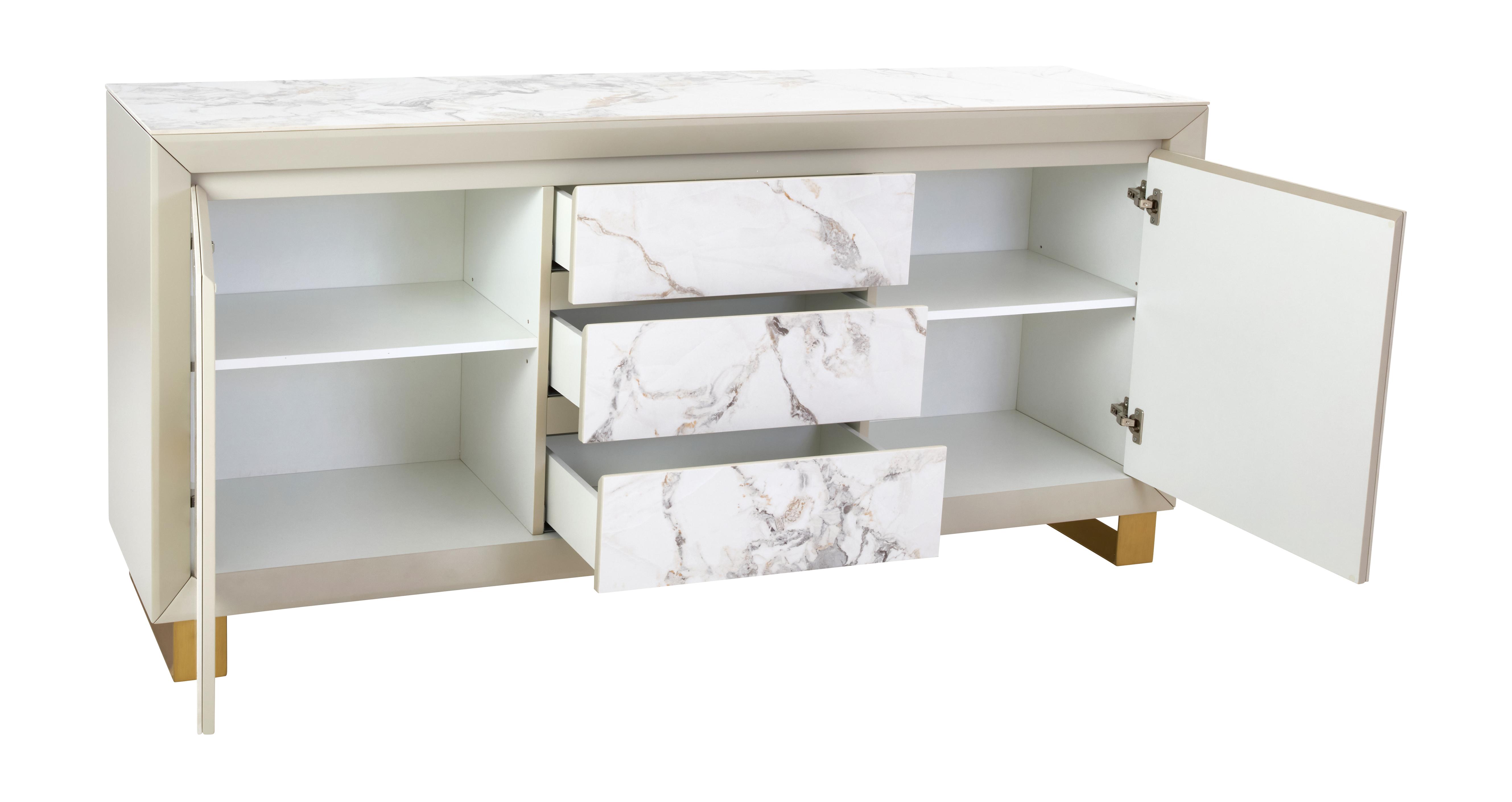 Teno Brass Sideboard in Teno Brass Brass