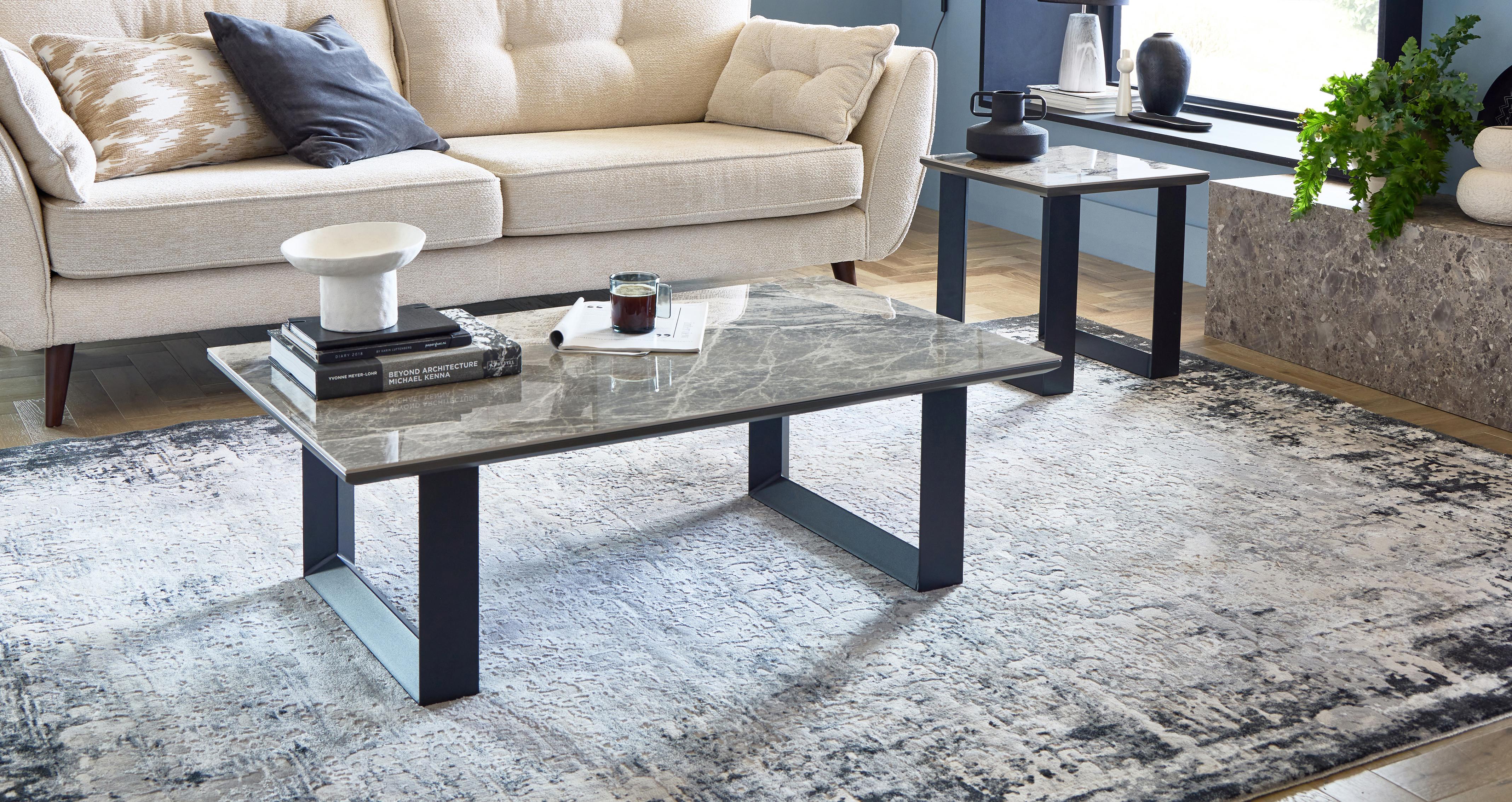 Teno Grey Coffee Table in Teno Grey Grey