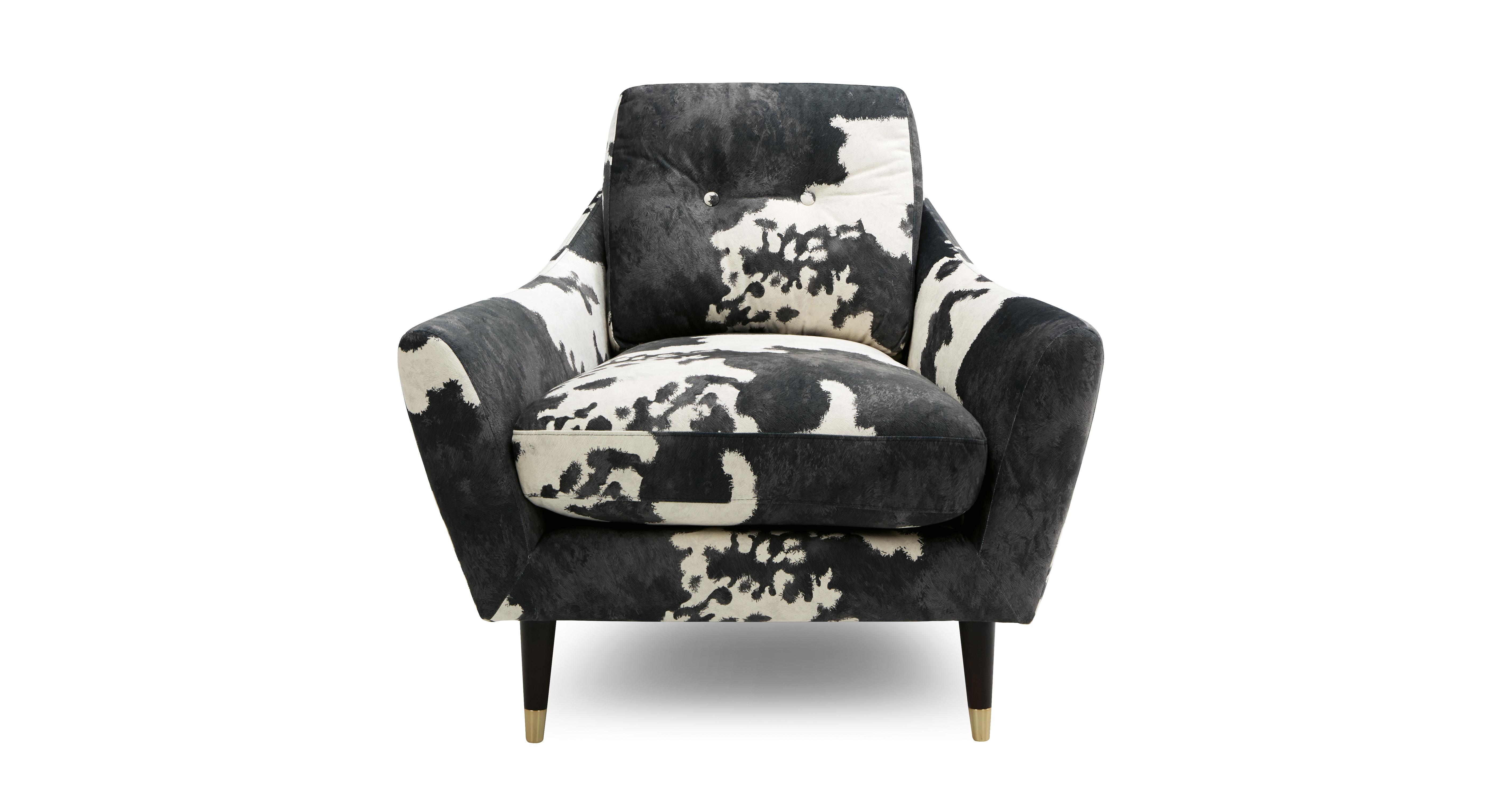 Cow print accent chairs hot sale