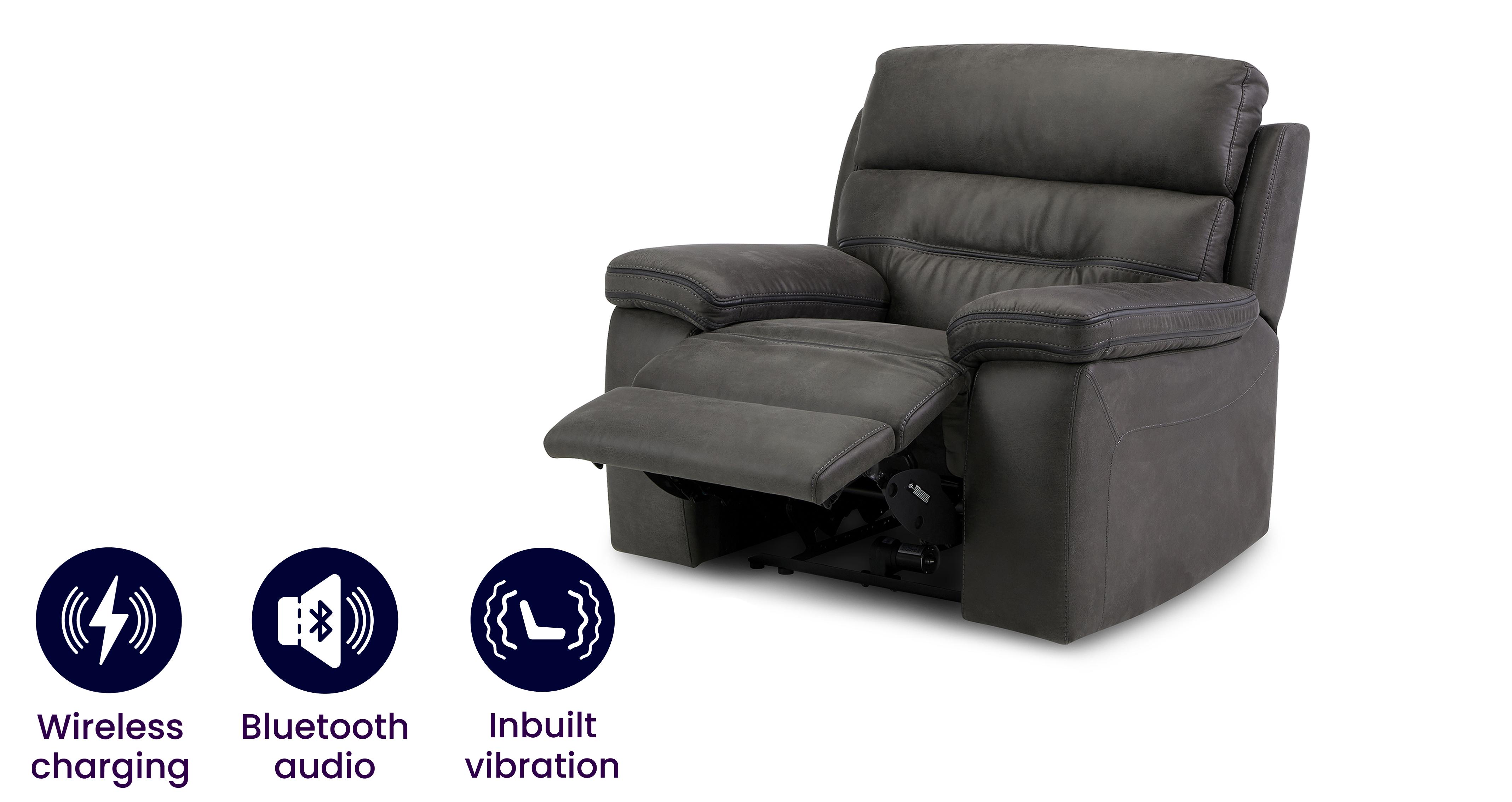 Power Cinema Recliner Chair & Arm Control