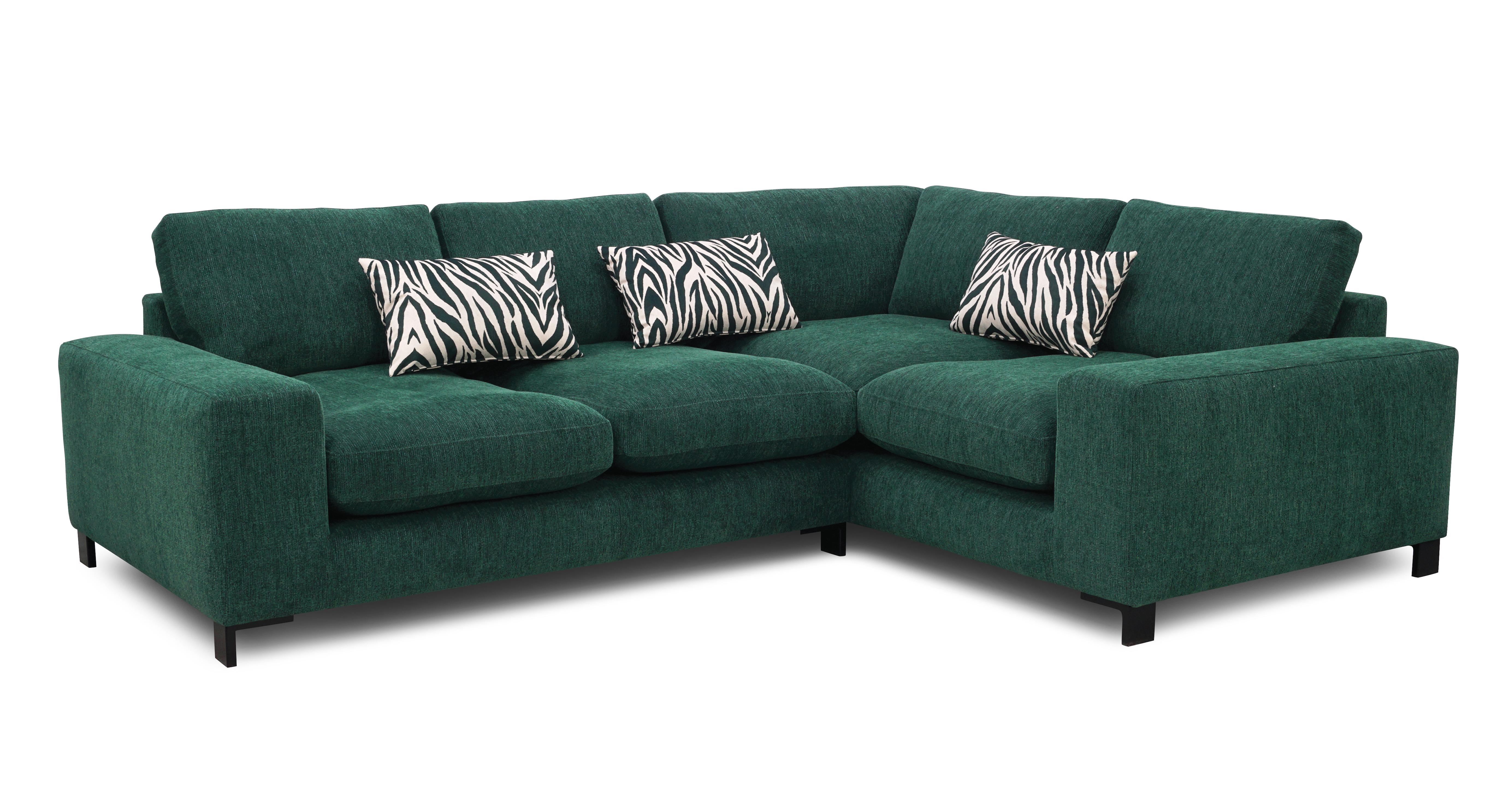 Green corner deals sectional