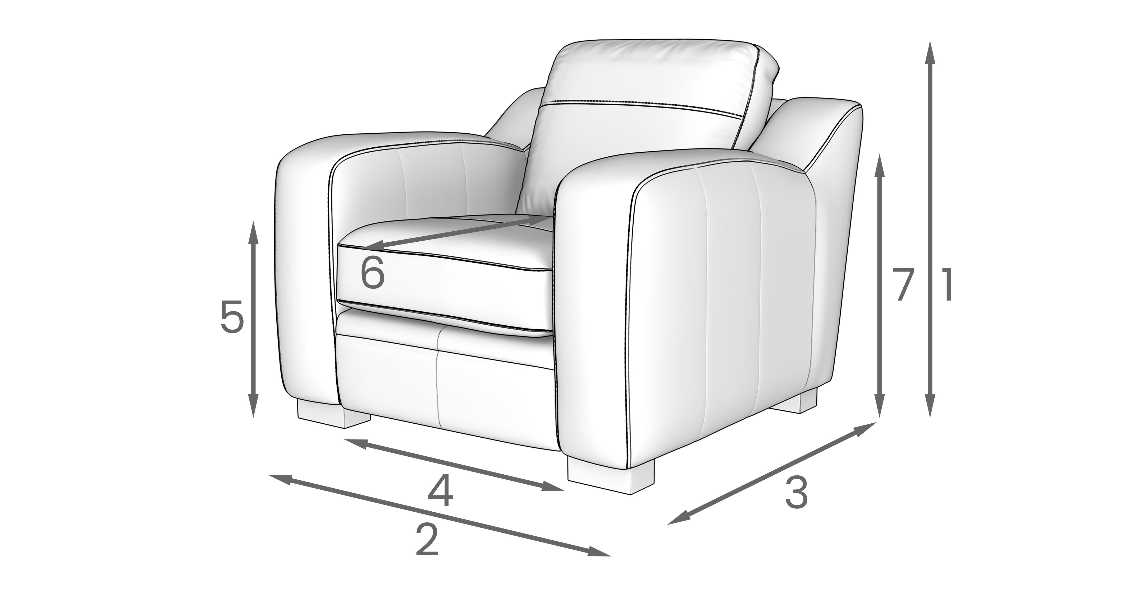 Thor Armchair Grand Saddle | DFS