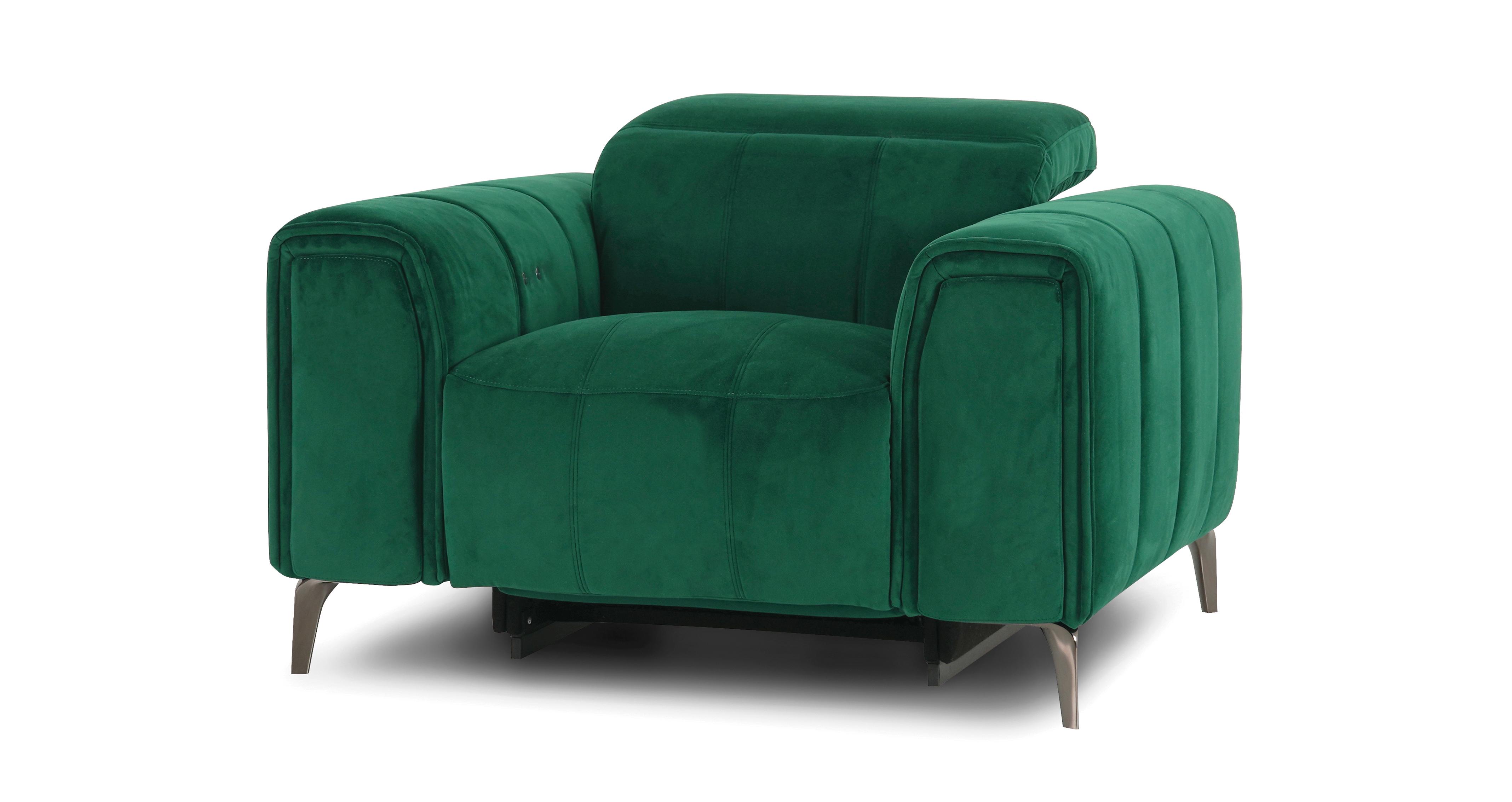 Torren Power Storage Arm Recliner Chair in Boutique Emerald