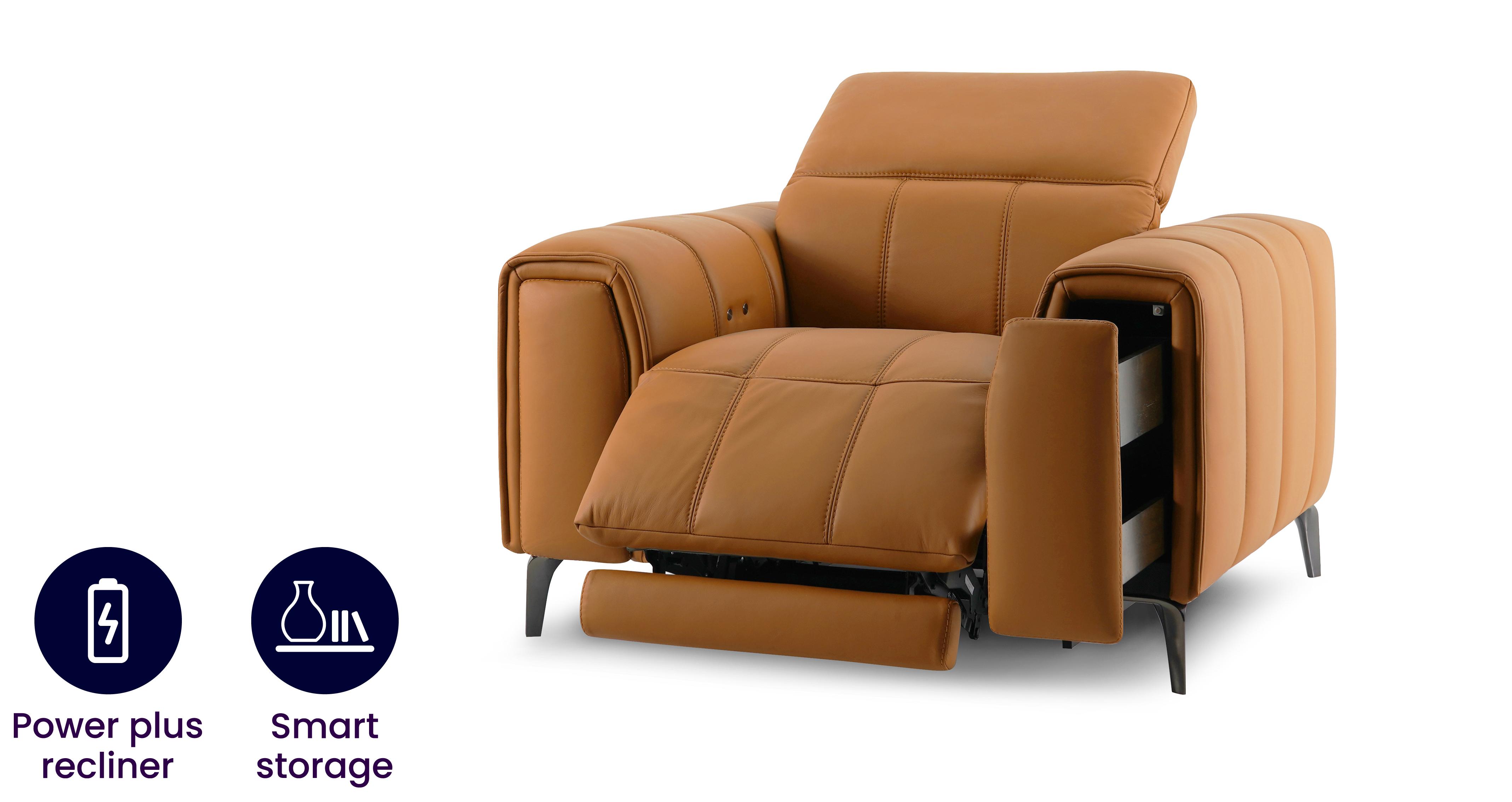 Power Plus Storage Arm Recliner Chair