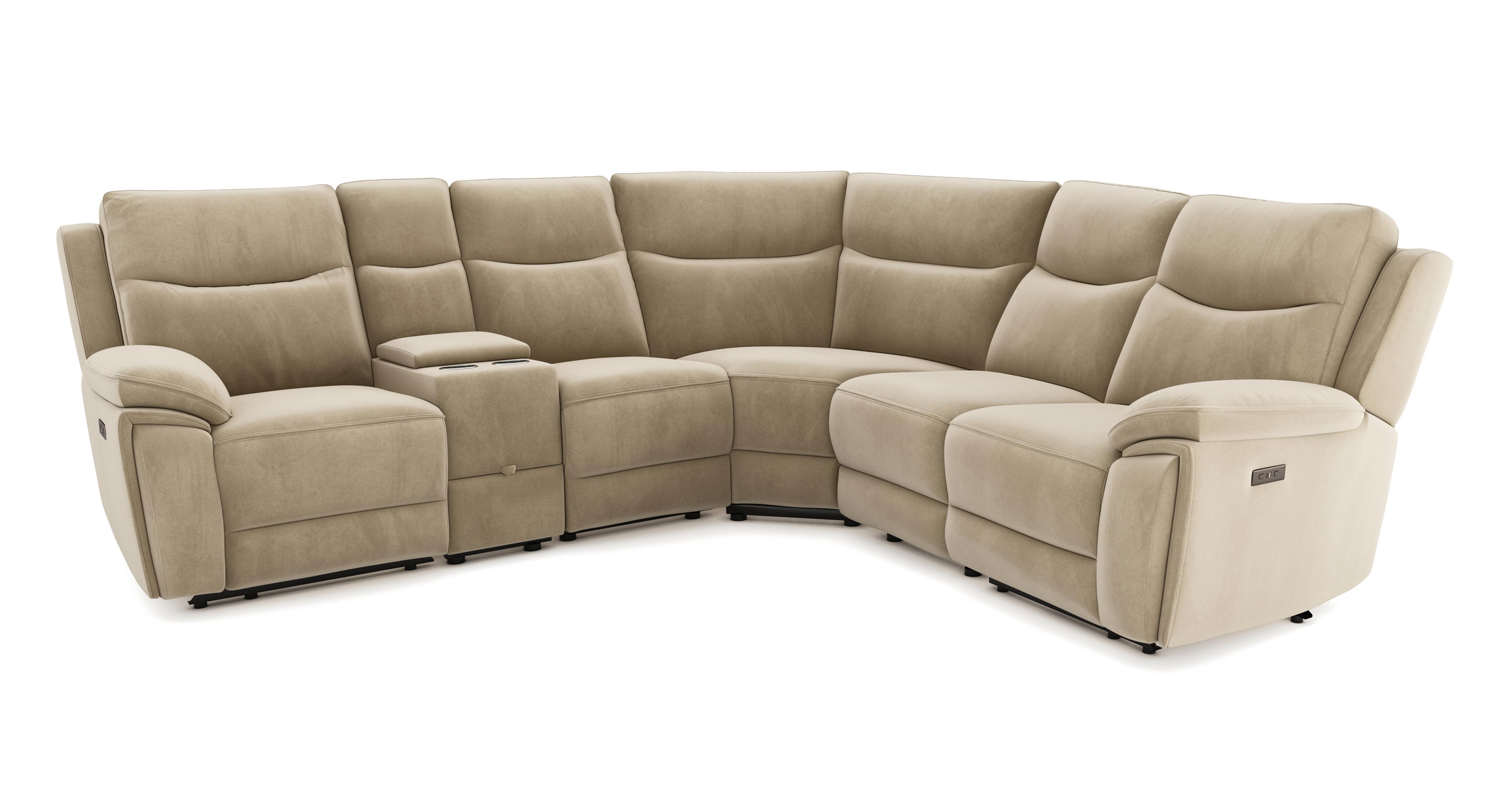 2 Corner 2 Power Recliner and Console