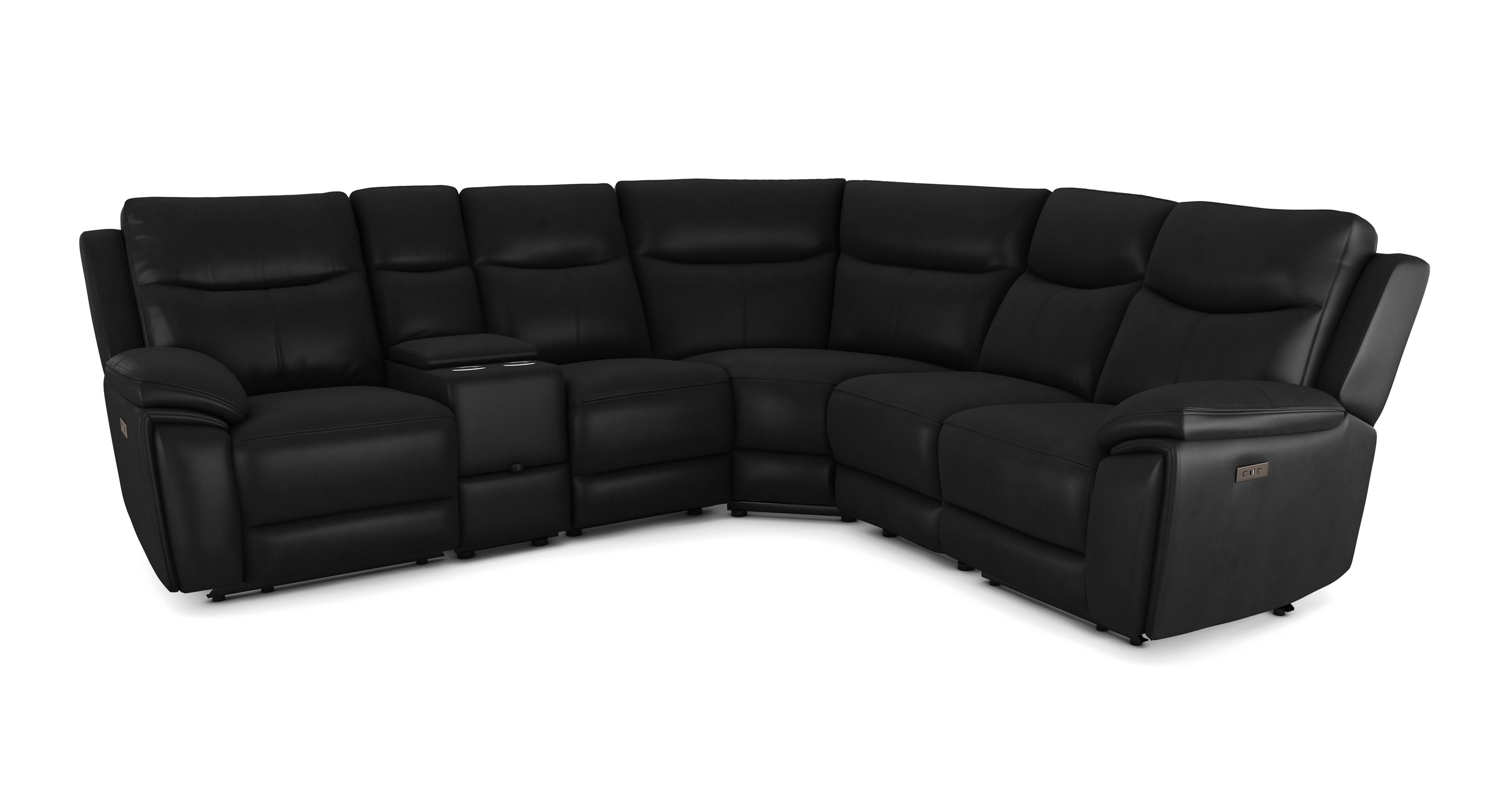 2 Corner 2 Power Recliner and Console