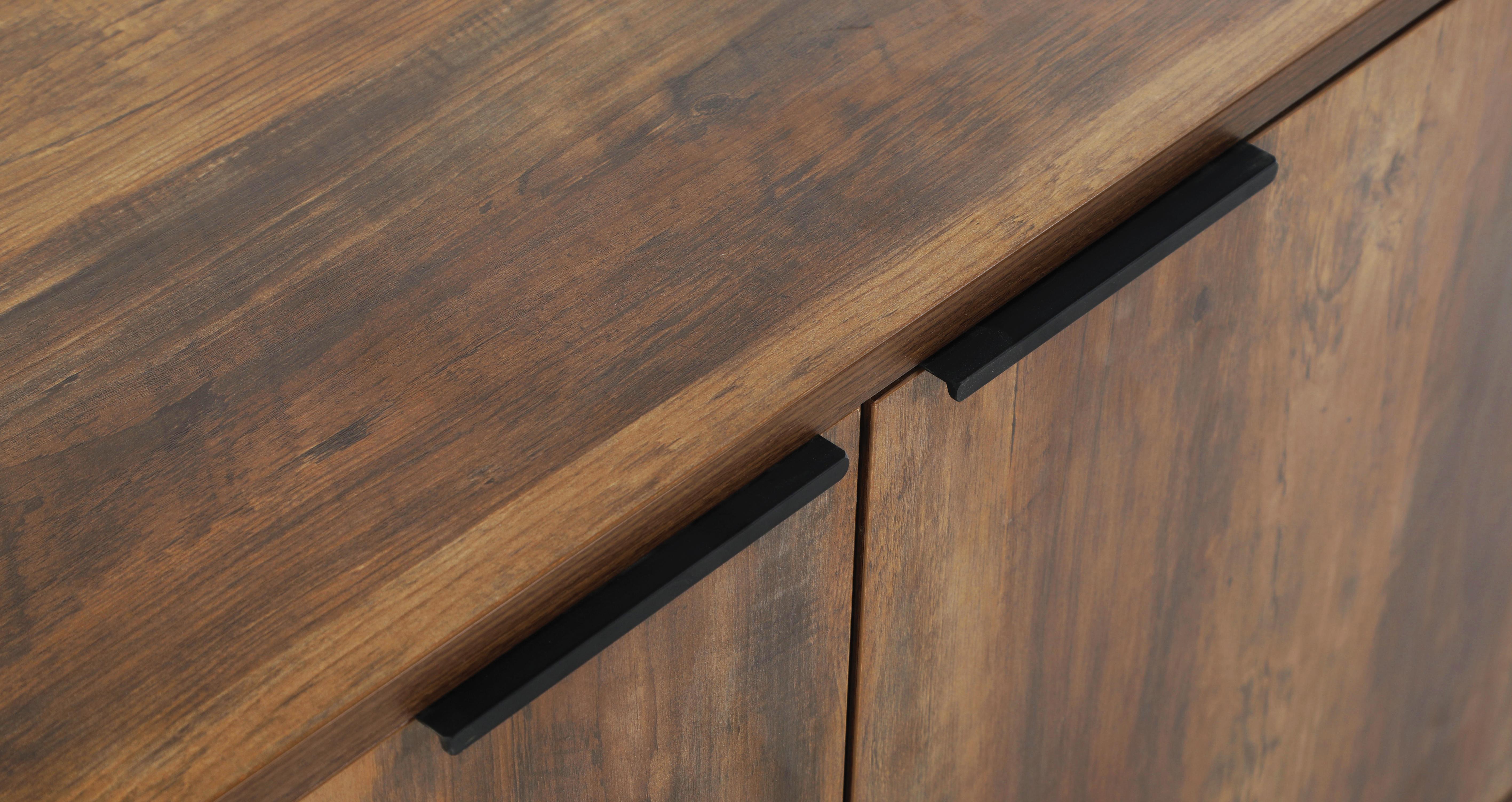 Trae Sideboard in Trae Walnut and Black Walnut and Black