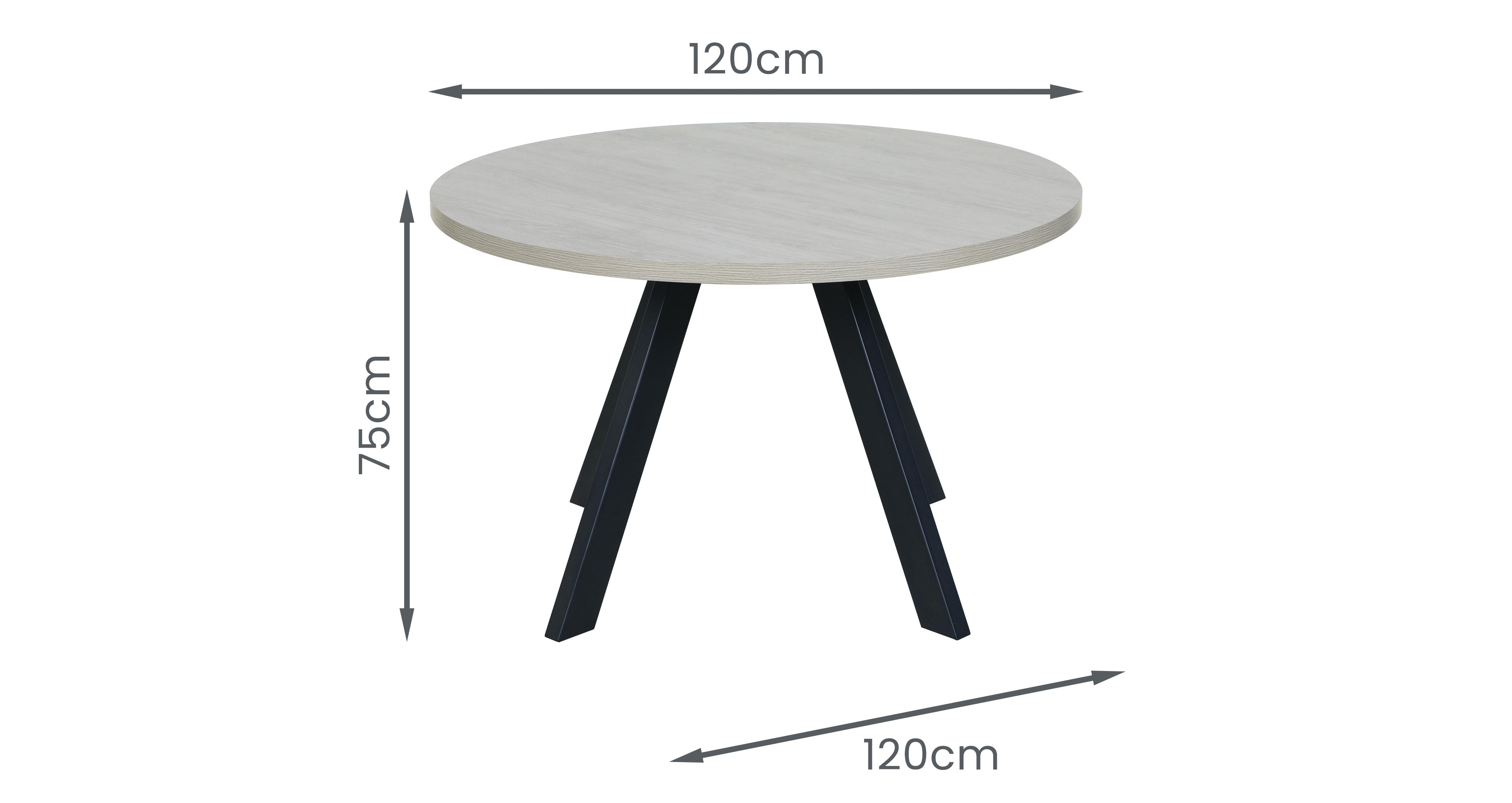 Trae Fixed Dining Table | DFS