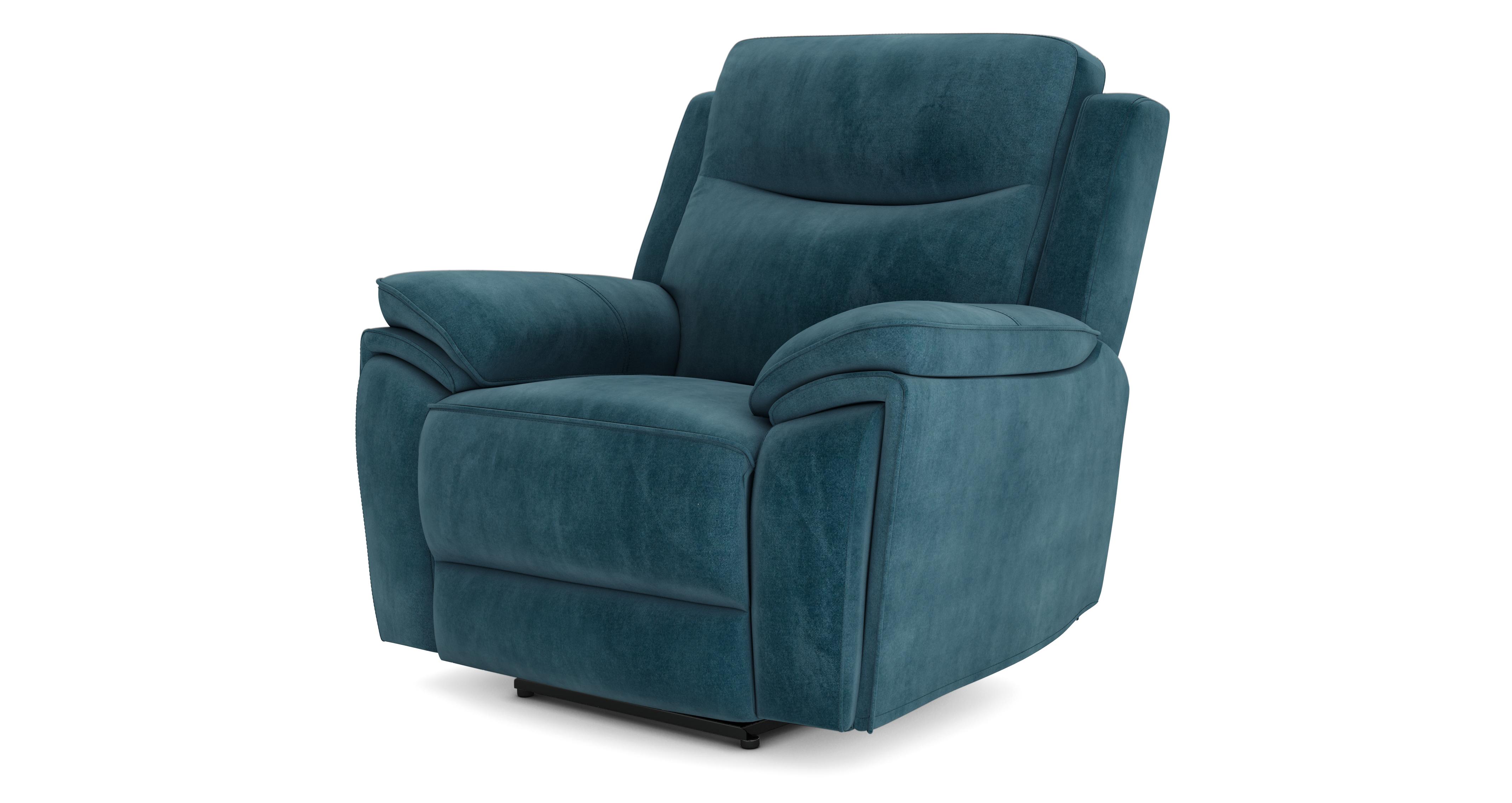 Recliner discount chair teal