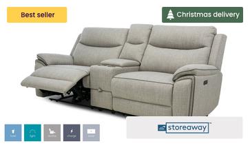 3 Seater Power Recliner and Console