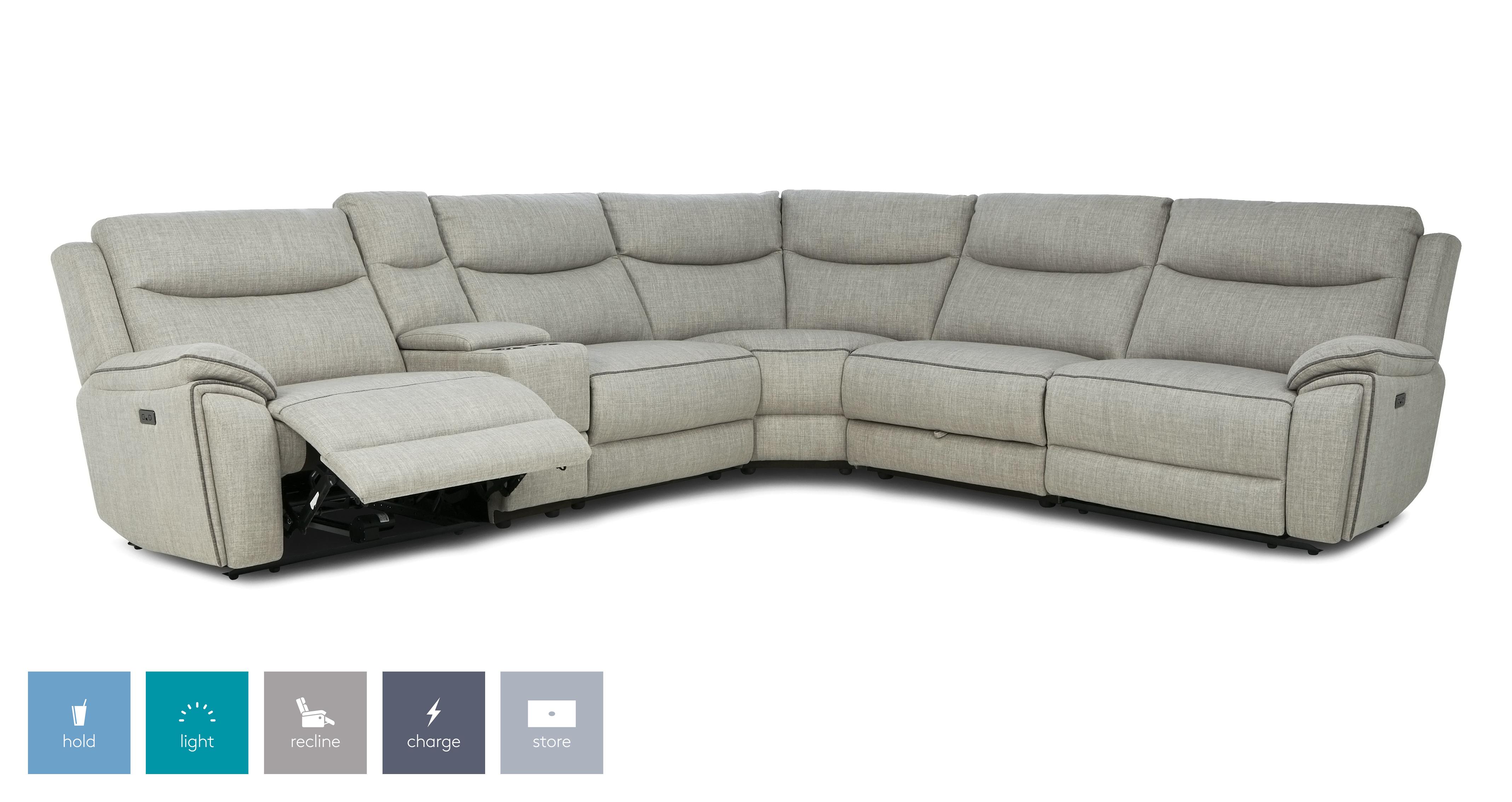 Dfs corner outlet sofa recliner