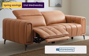 3 Seater Power Recliner with Storage Arm