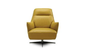 Leather Swivel Chair 
