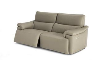 Leather 2 Seater Power Recliner 