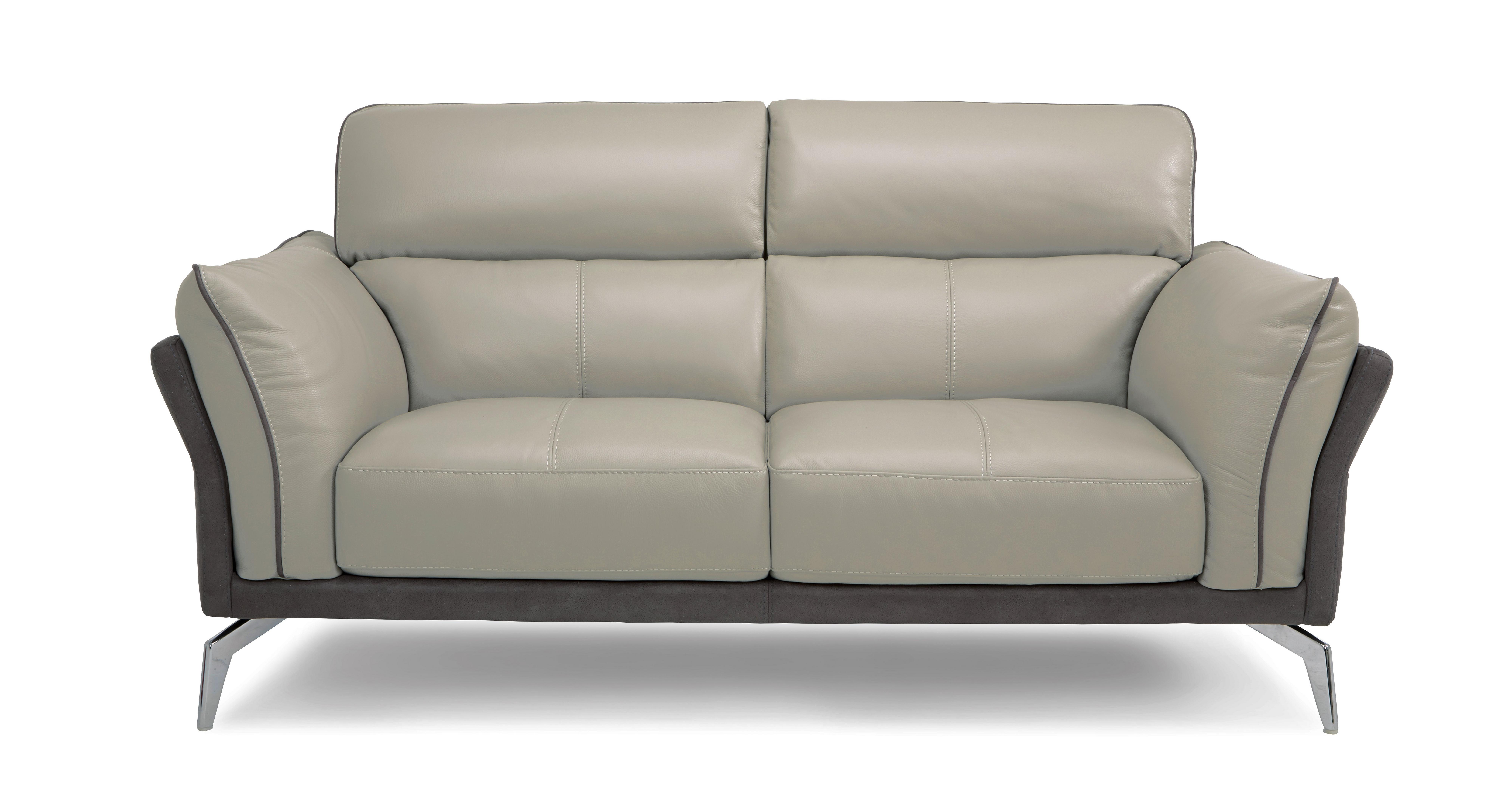 Dfs two deals seater leather sofas