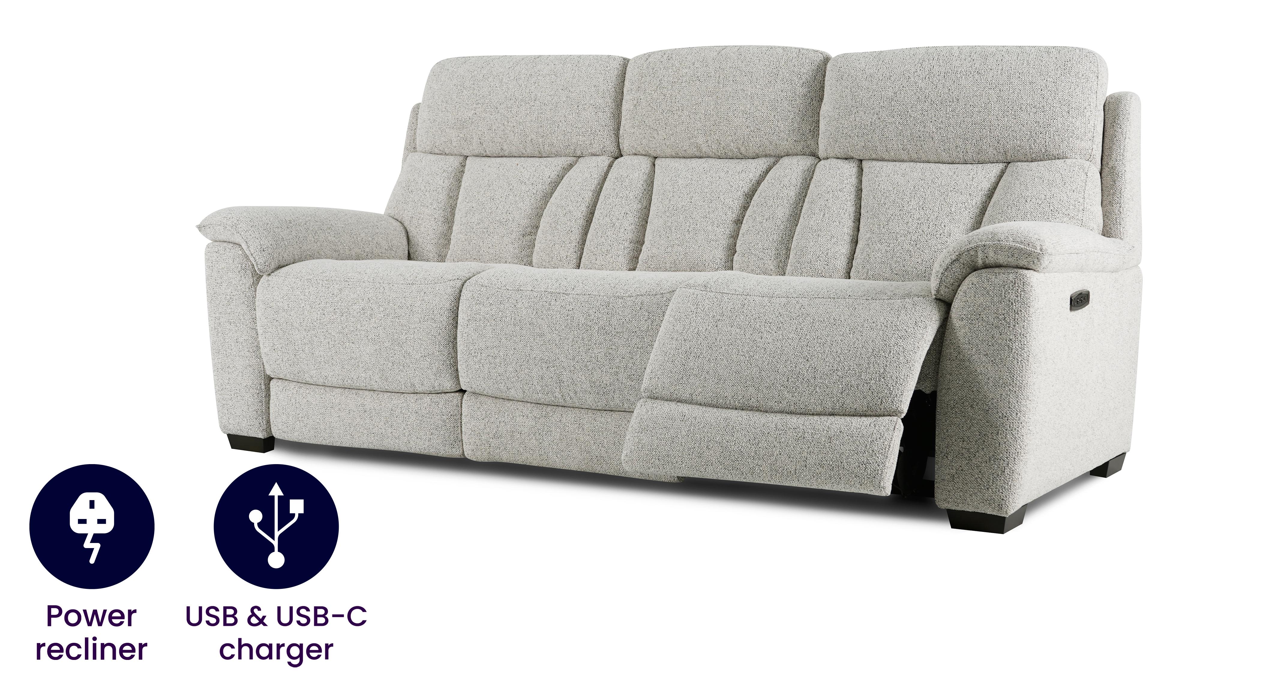 3 Seat Power Recliner