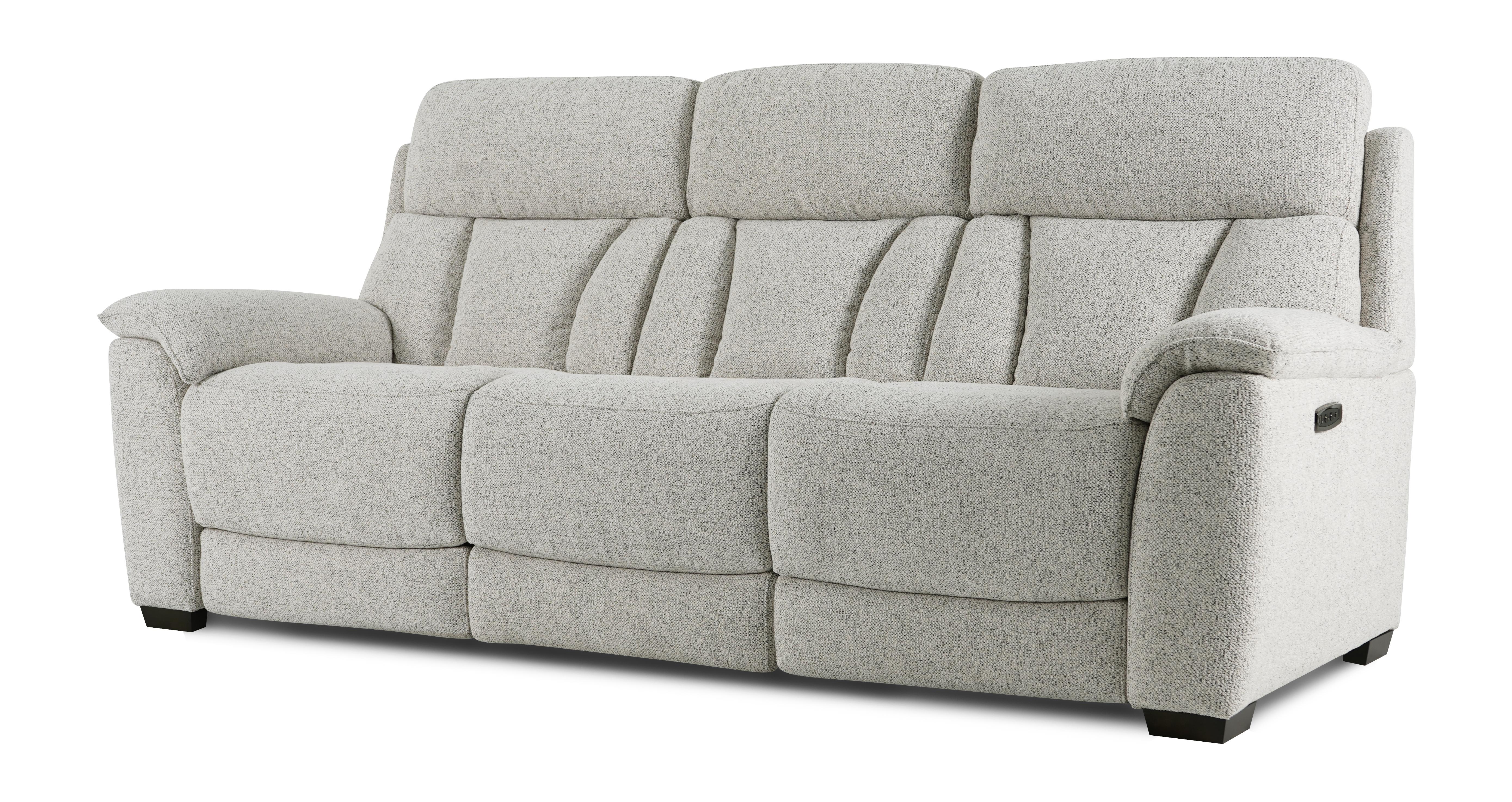 Valen 3 Seat Power Recliner in Moretta Oyster