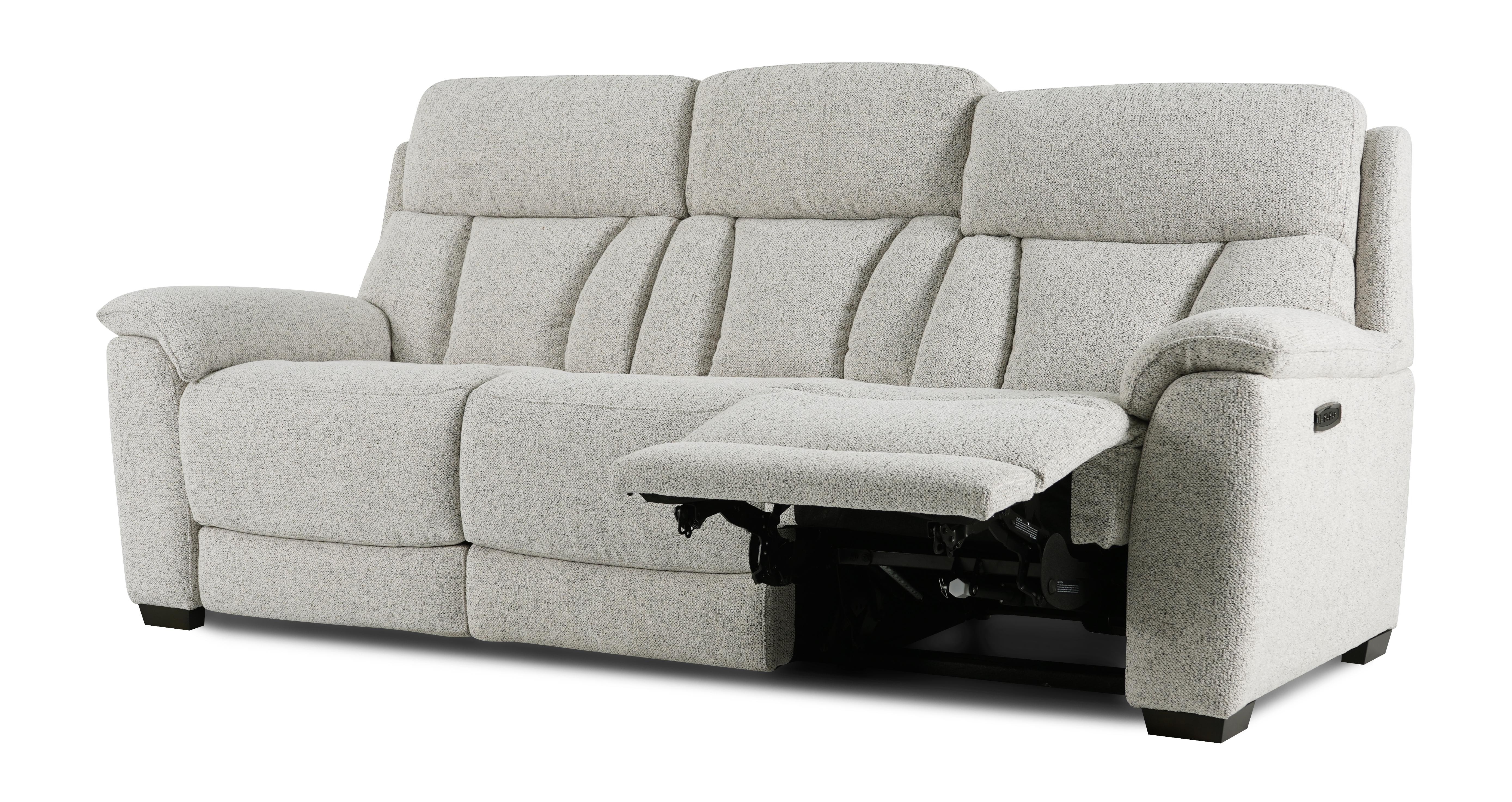 Valen 3 Seat Power Recliner in Moretta Oyster