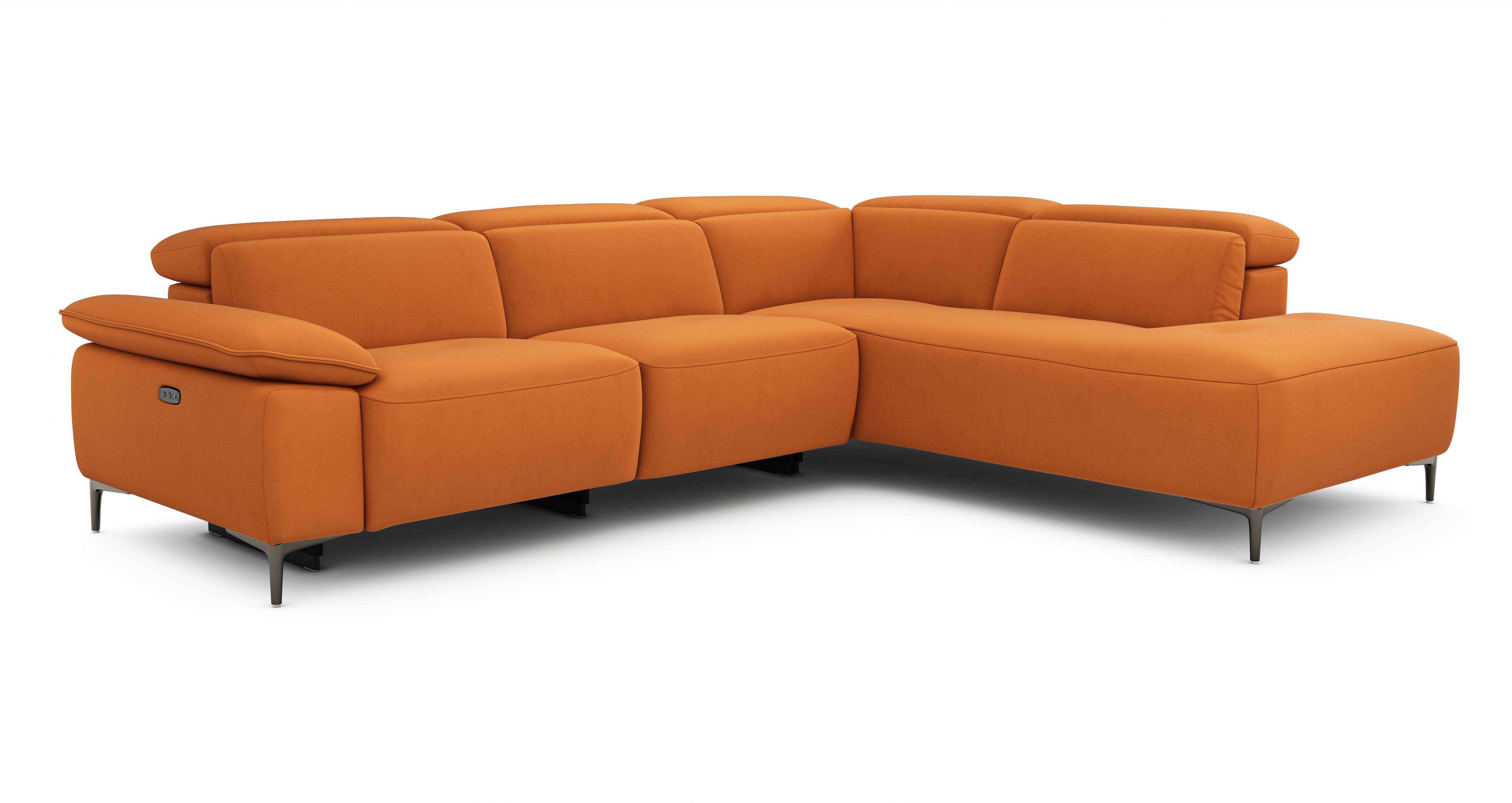 Left Hand Facing Arm 2 Corner 1 Power Open End Sofa