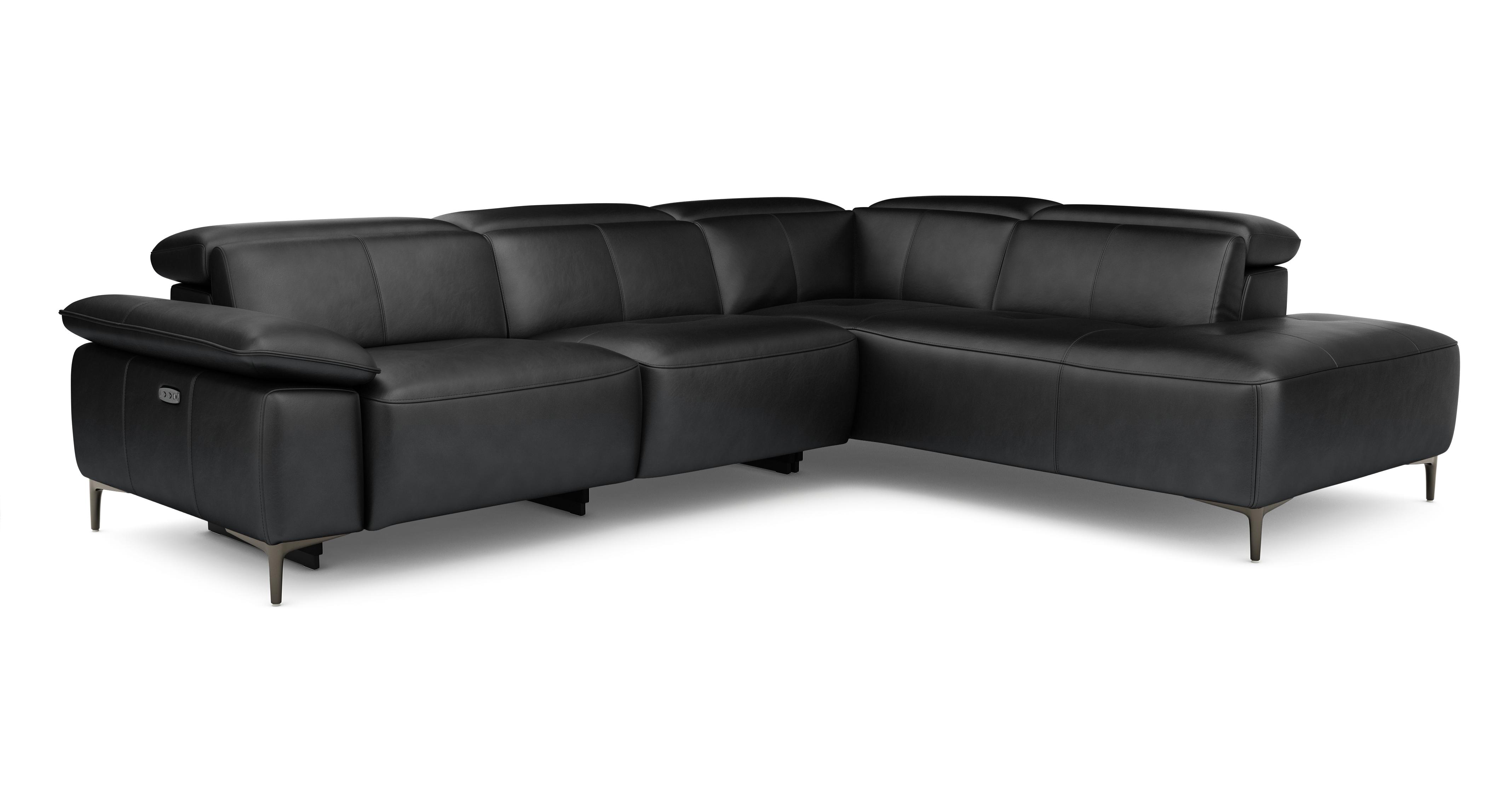 Left Hand Facing Arm 2 Corner 1 Power Open End Sofa