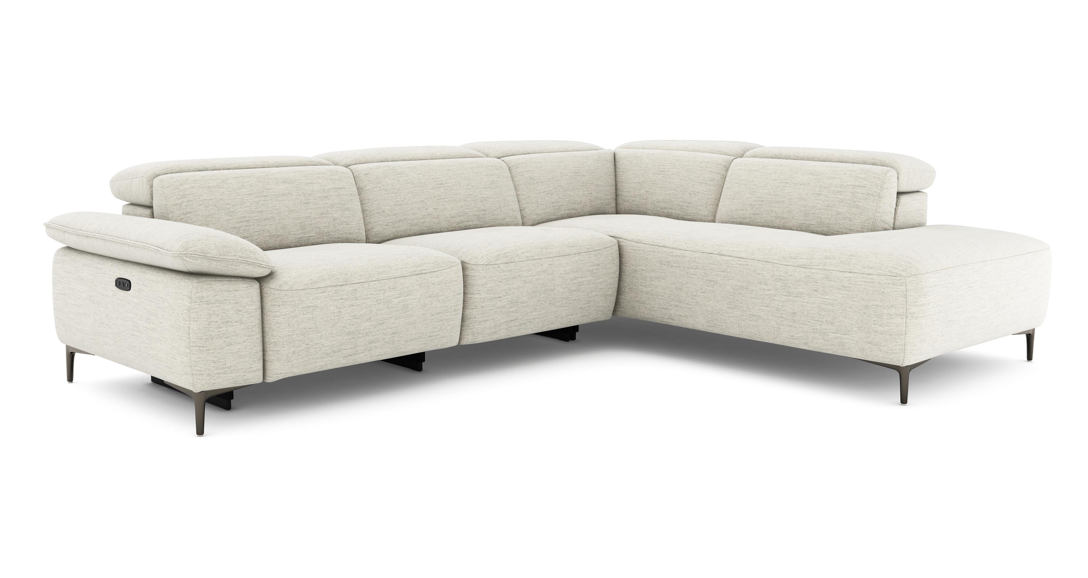 Left Hand Facing Arm 2 Corner 1 Power Open End Sofa