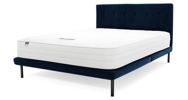 Blue Double Bedframe Boxit Bed, Blue Double Bed Frame Uk