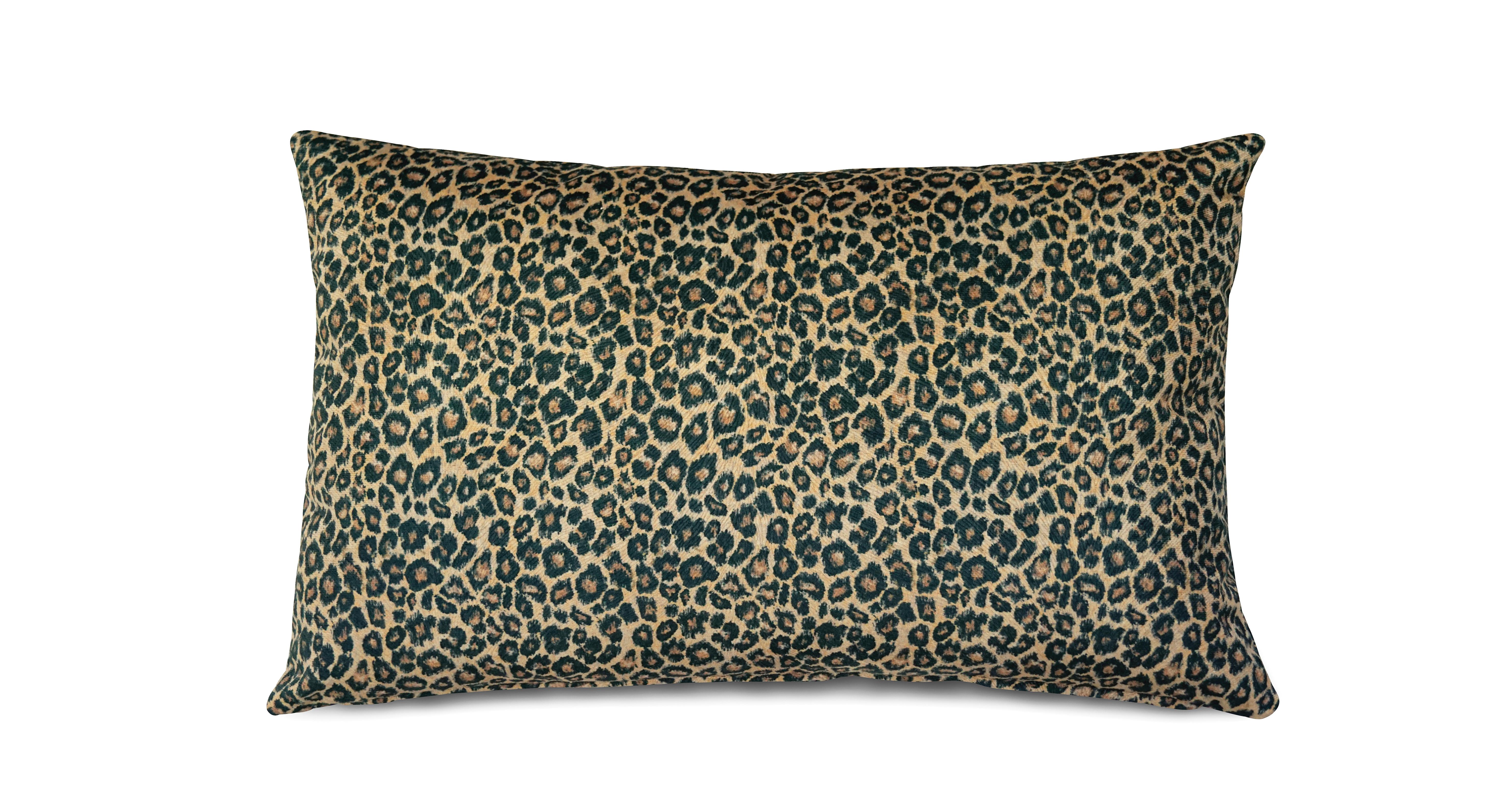 Leopard bolster outlet pillow