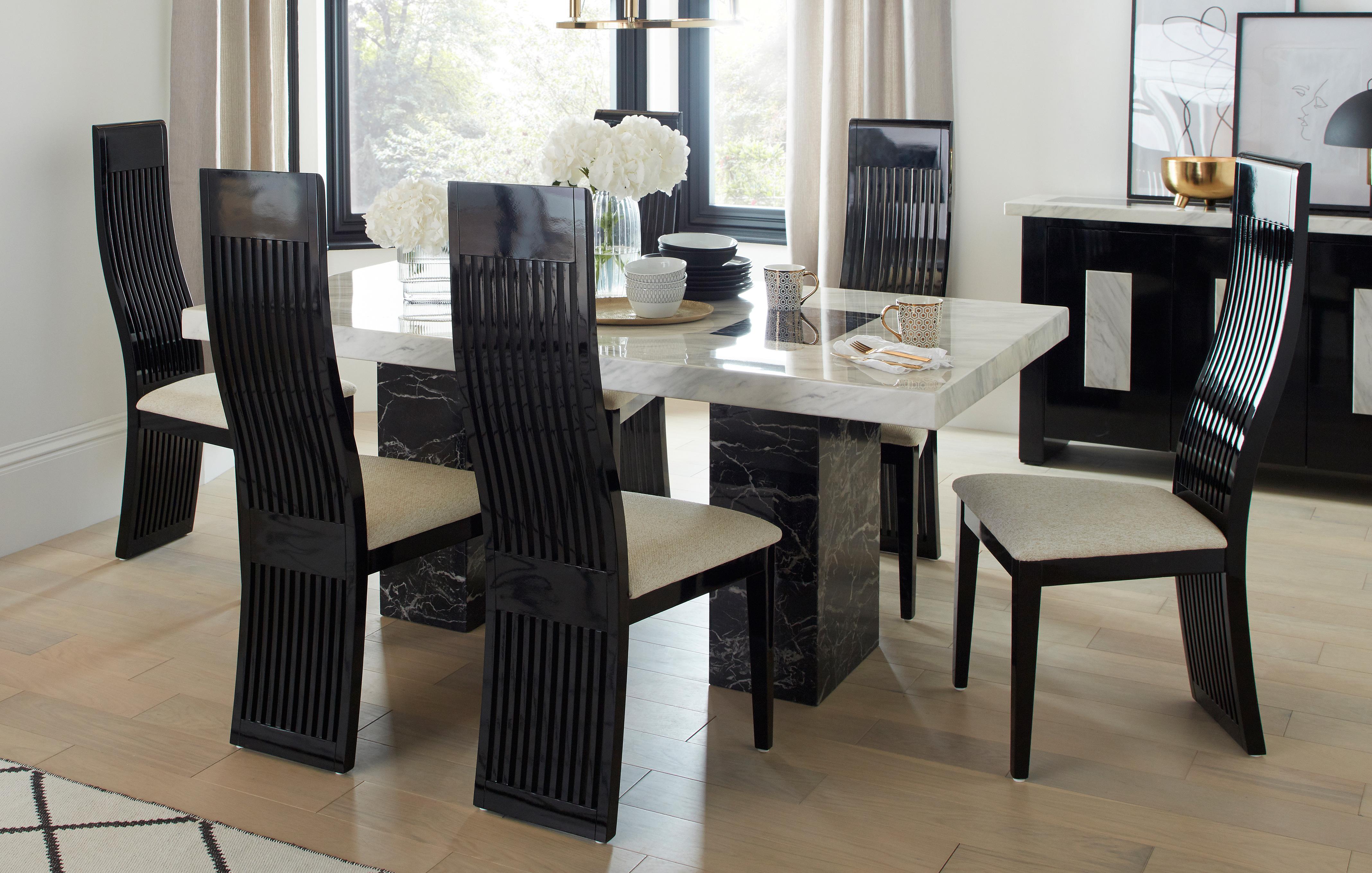 Dfs dining table 6 chairs new arrivals