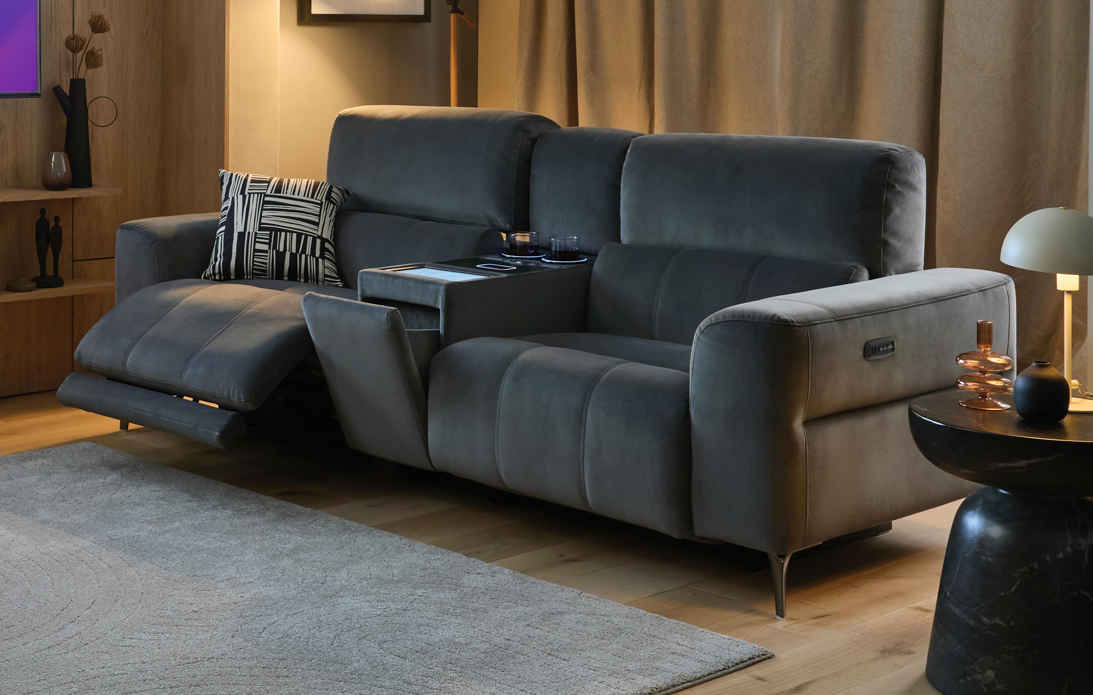 Large 2 Seat Power Recliner with Screen