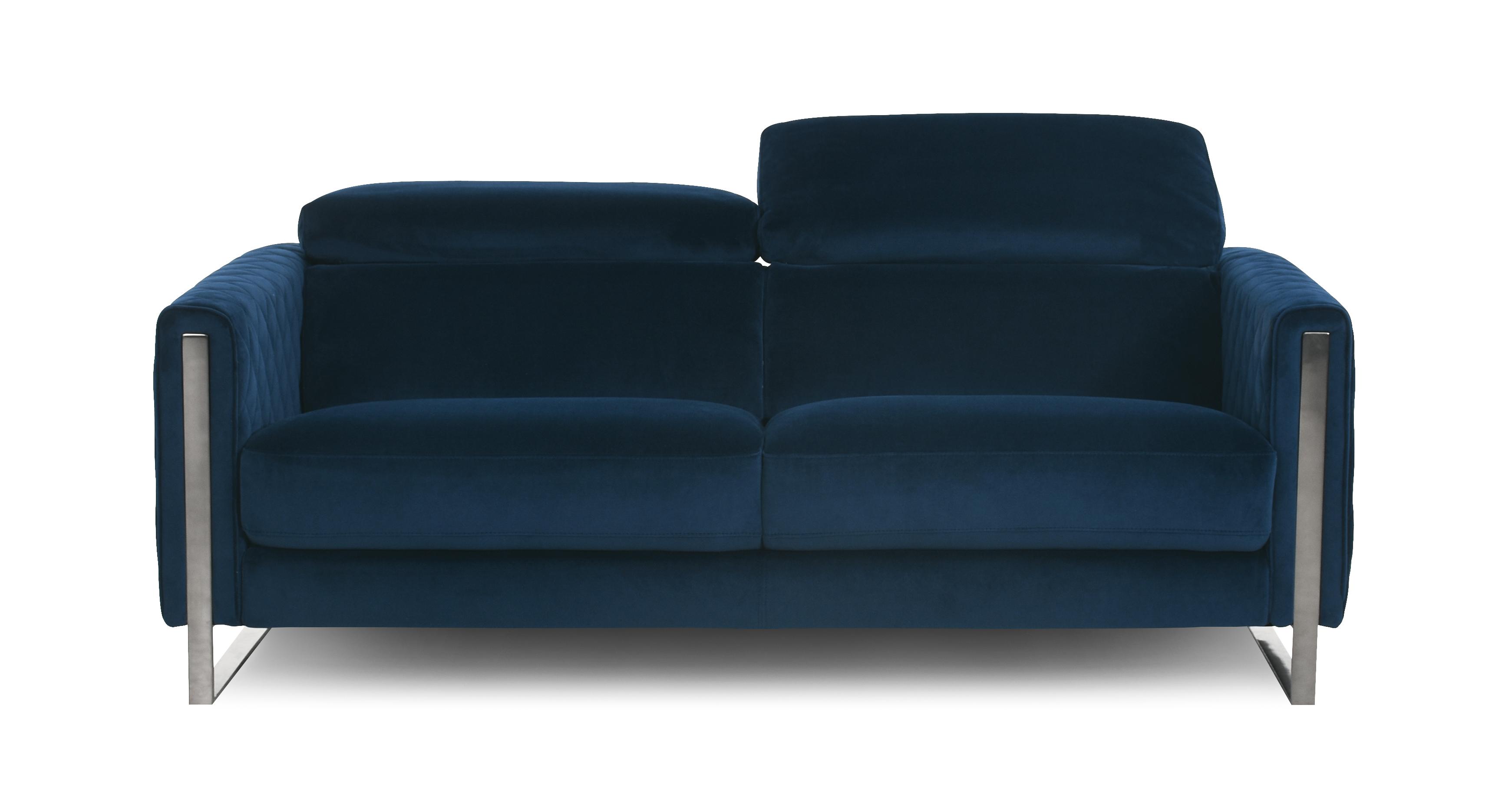 Plush velvet deals sofa dfs