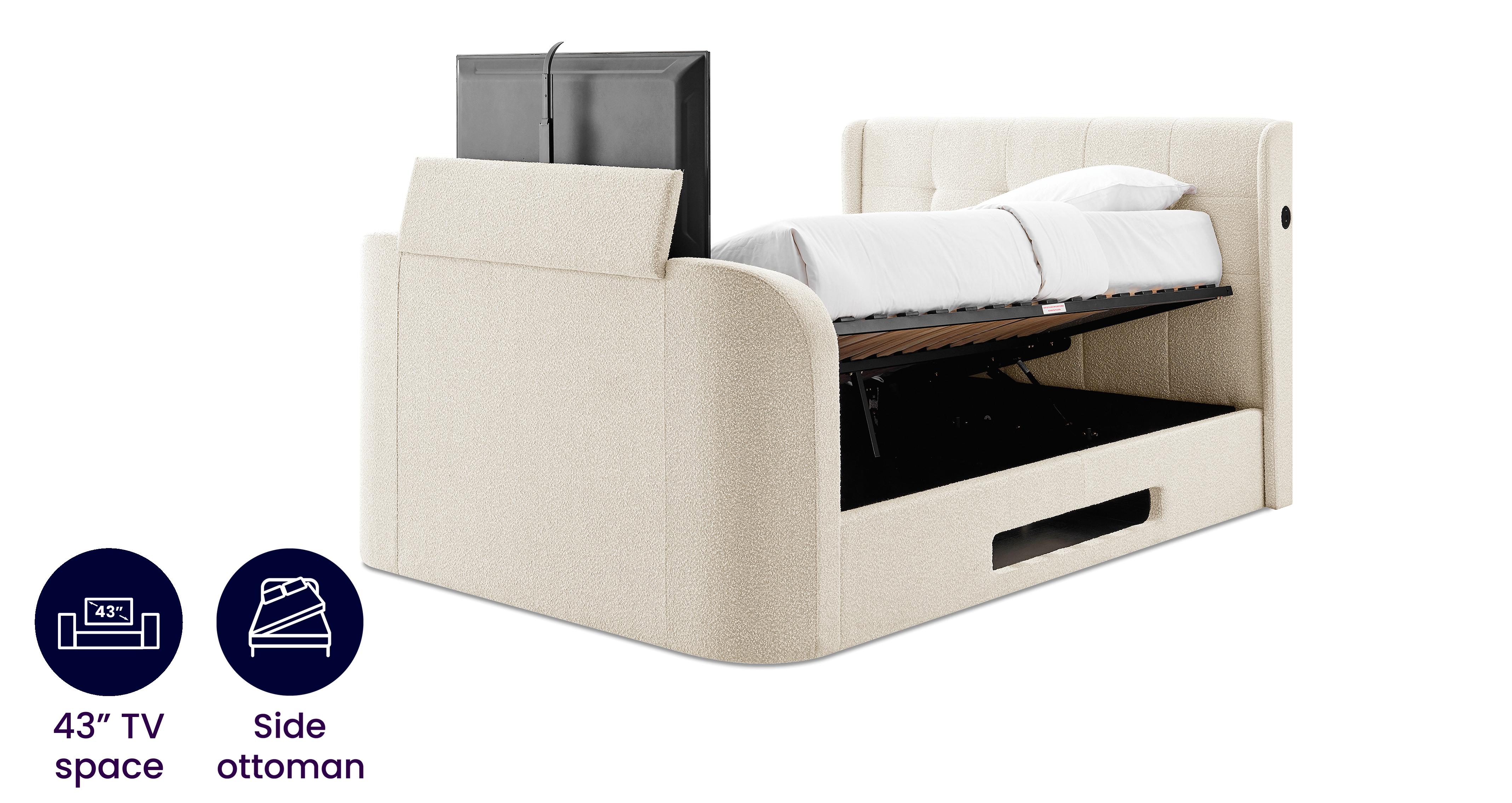 Double TV Bed
