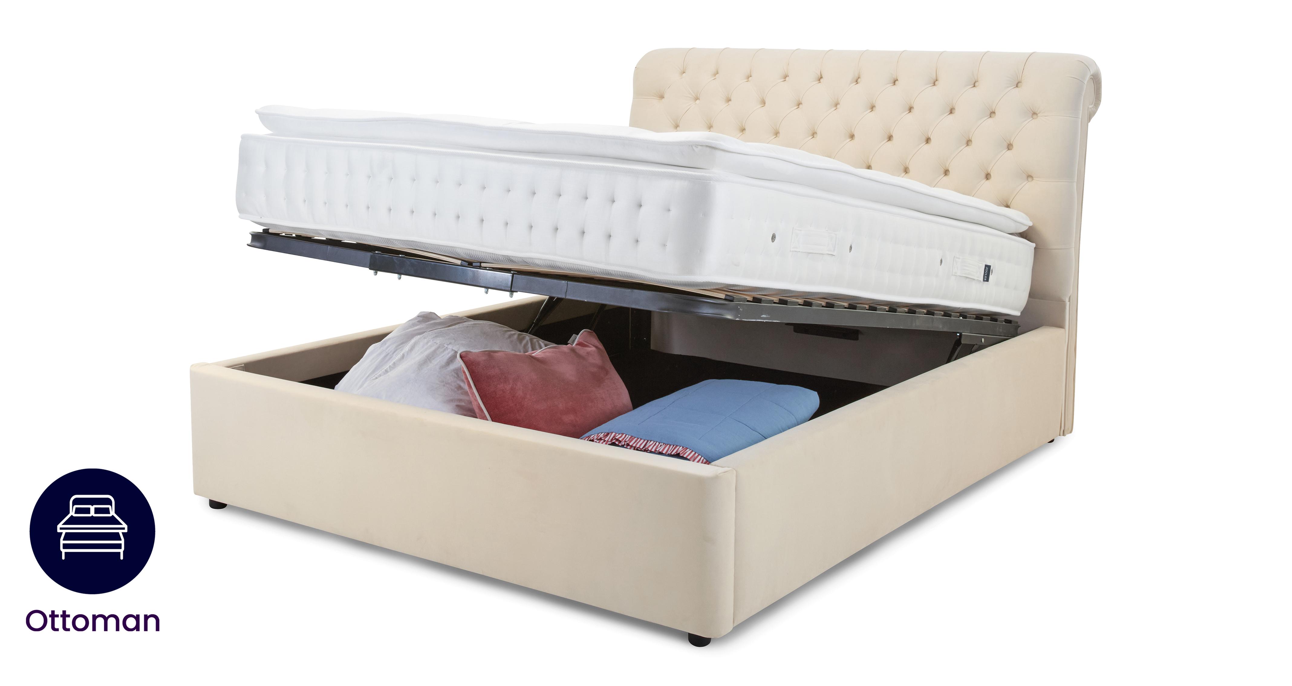 Double Ottoman Bedframe
