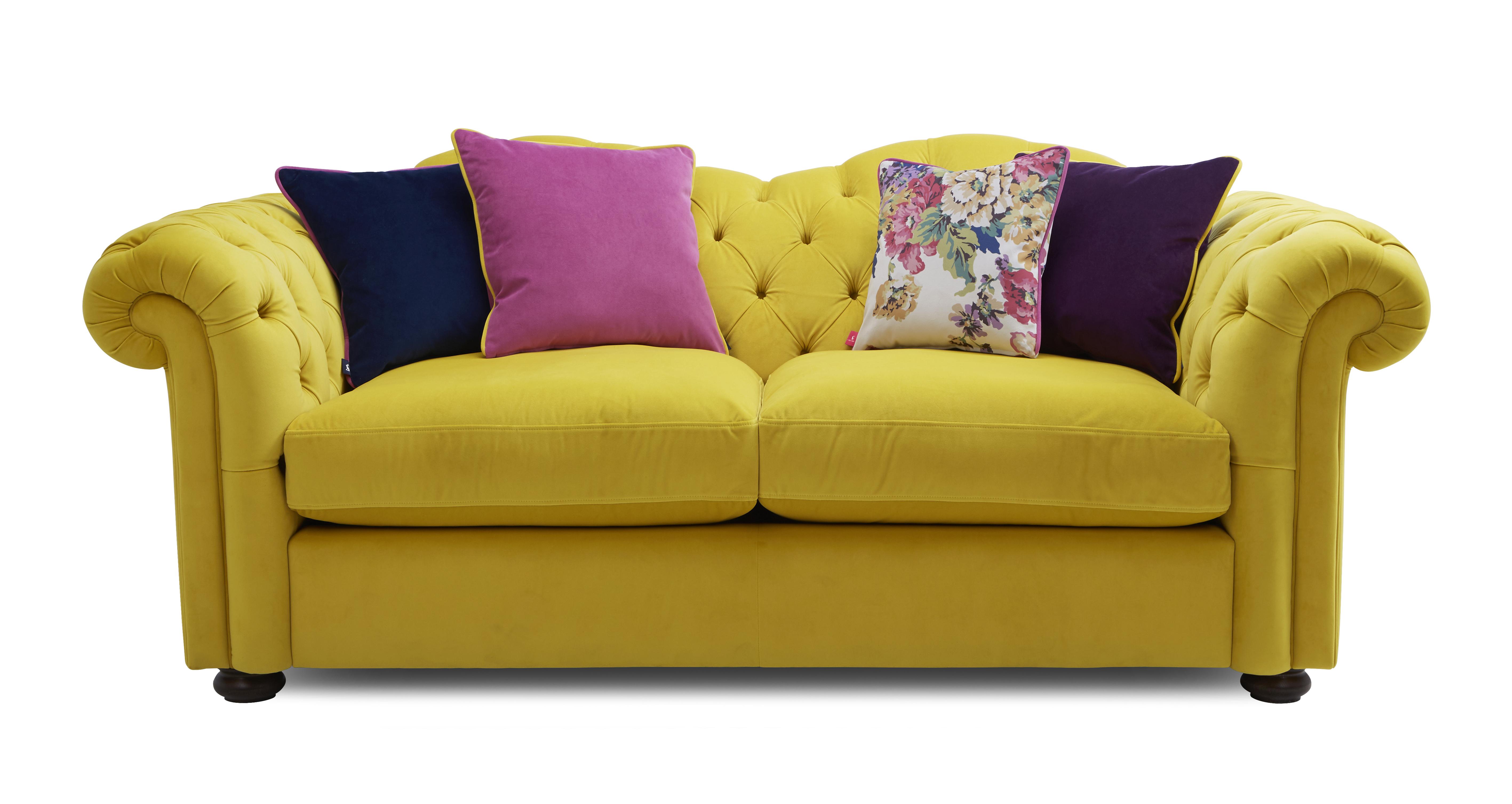 Windsor Velvet 3 Seater Deluxe Sofa Bed DFS