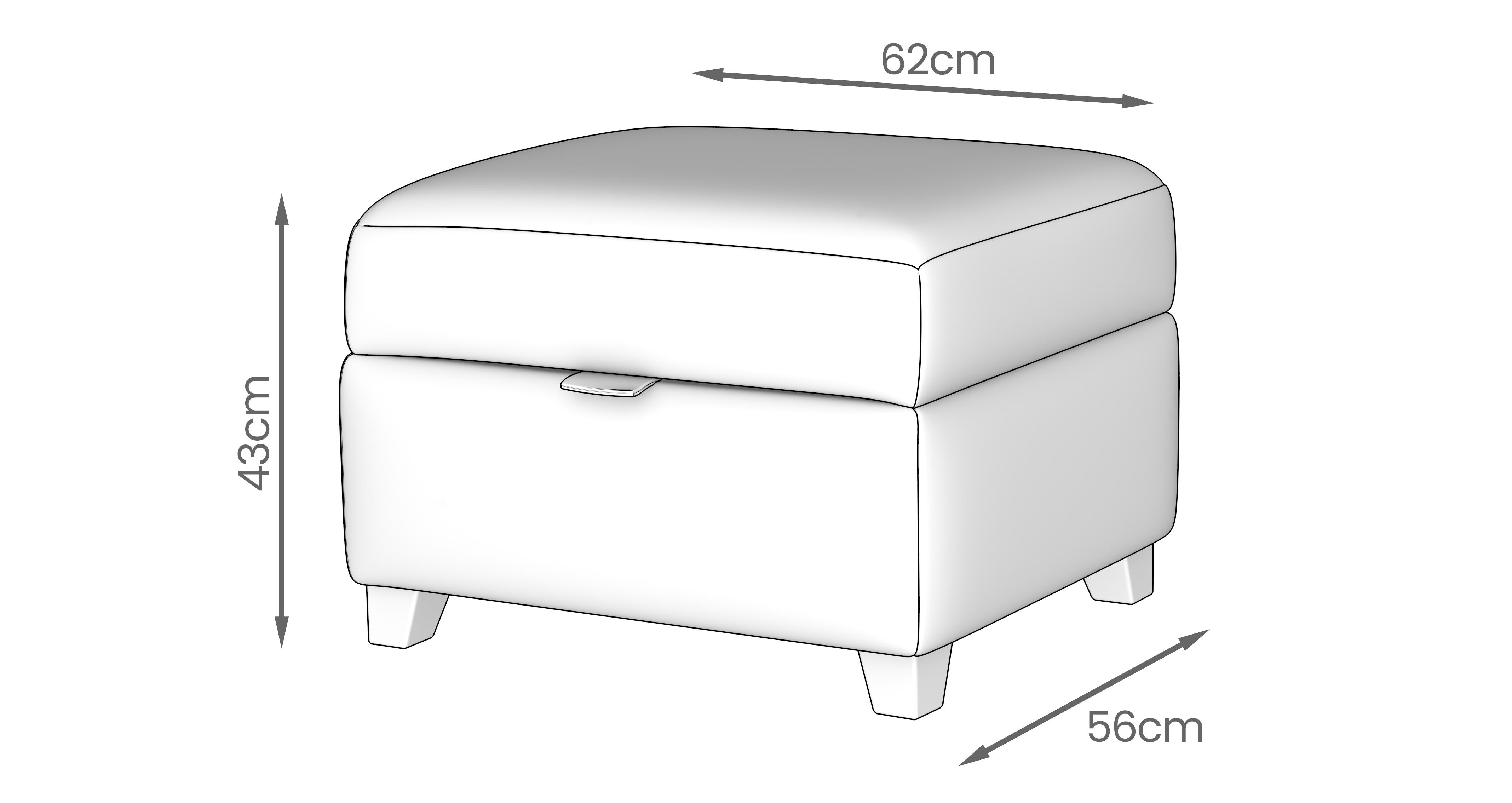 Winson Storage Footstool | DFS