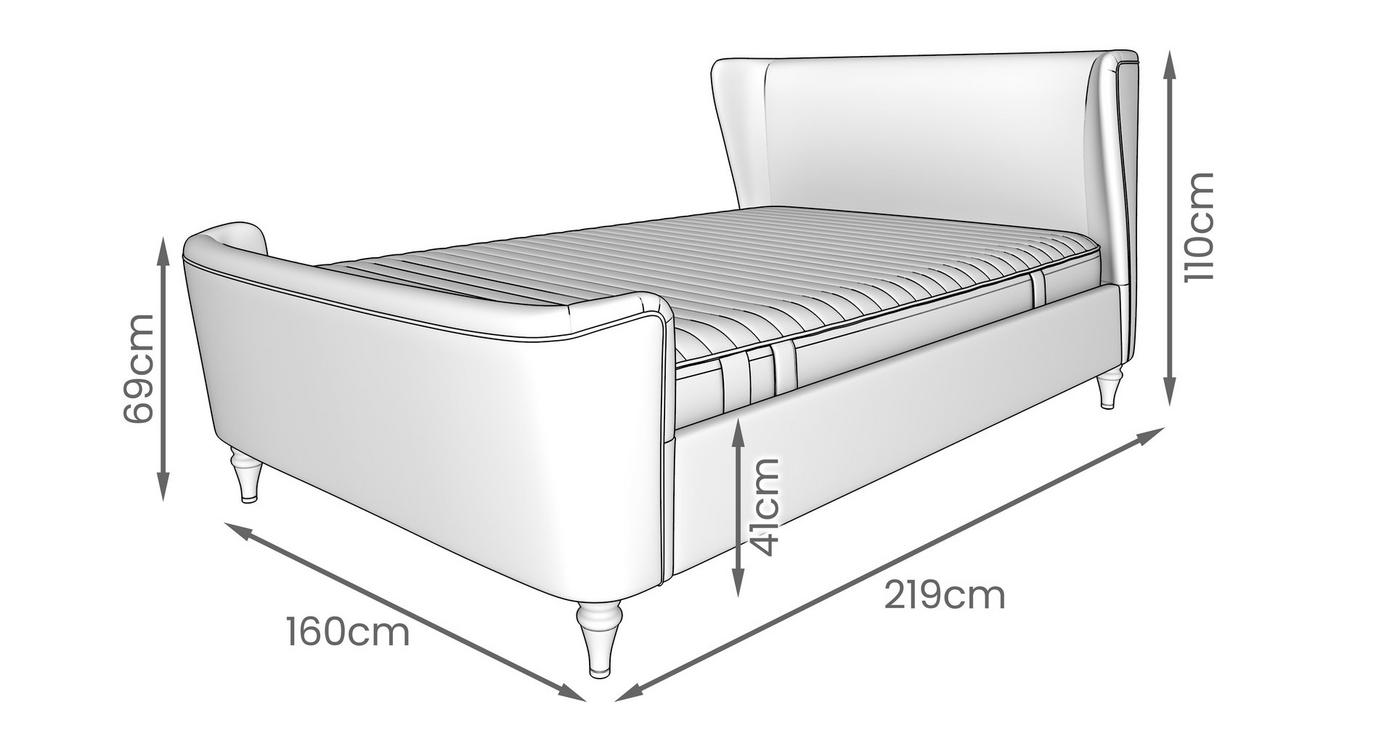 Double Bedframe view 4