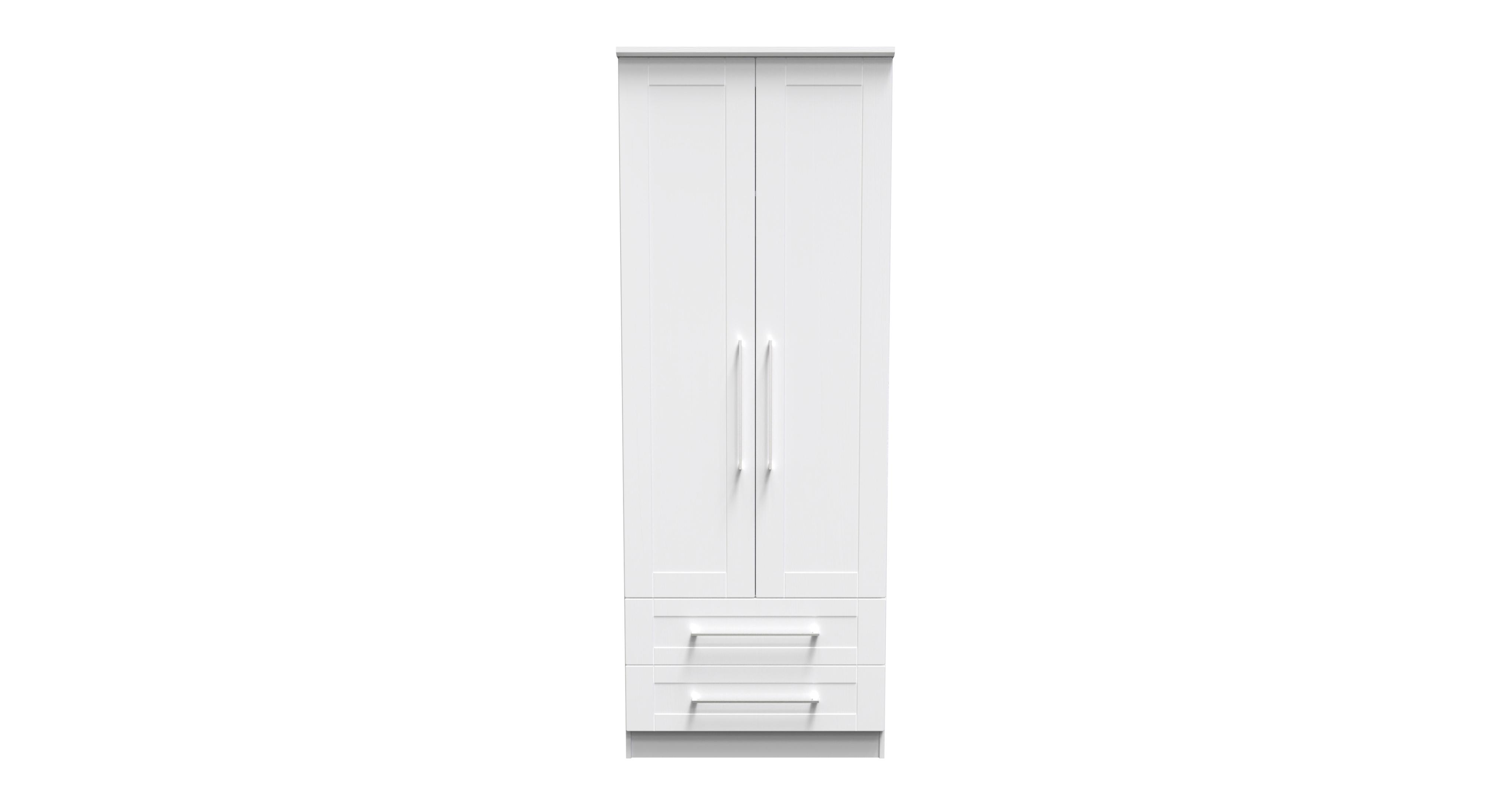 York 2 Drawer 2 Door Wardrobe | DFS