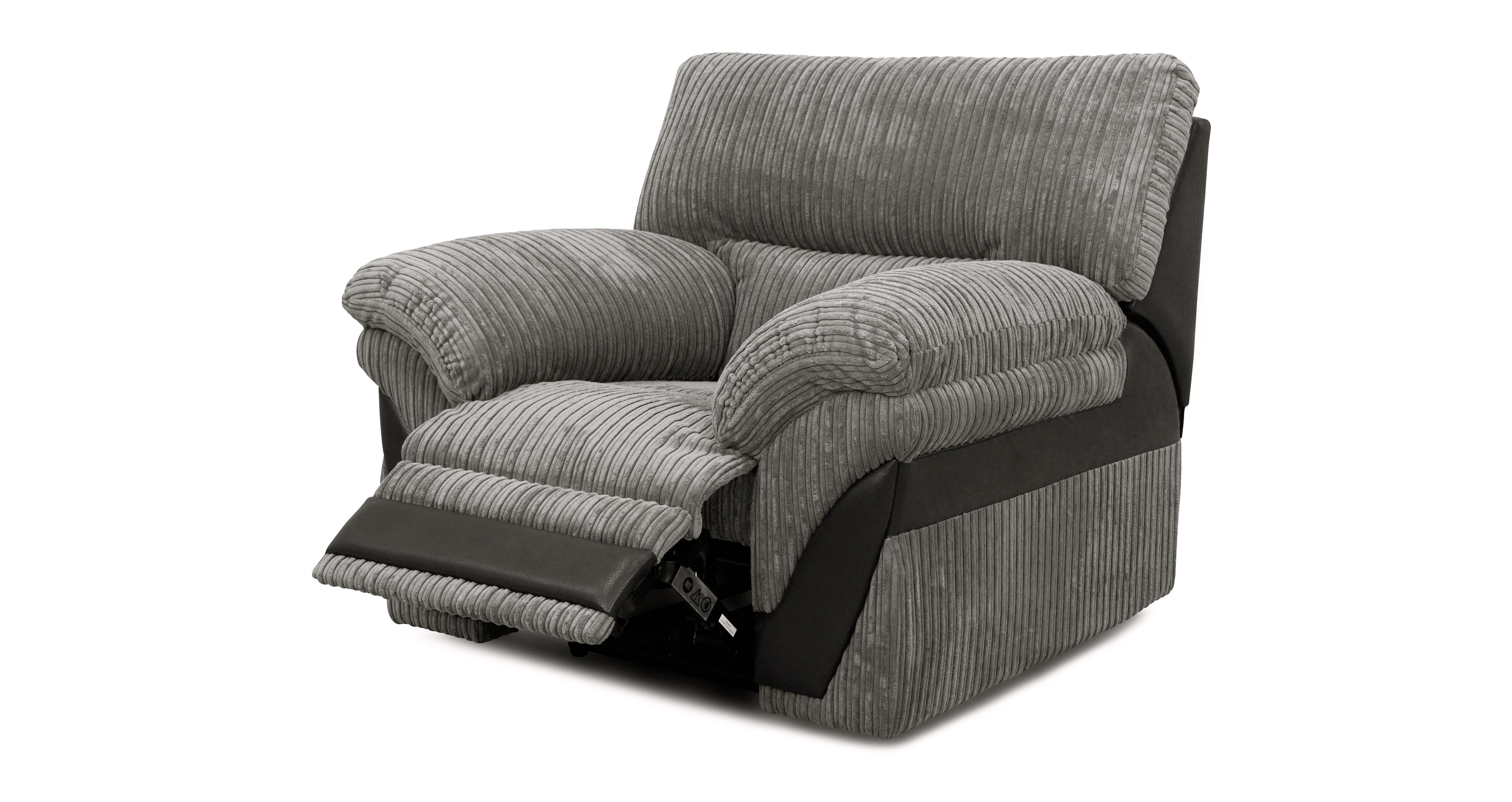 Zana-clearance 3 Seater Sofa, 2 Seater Sofa , Recliner Chair & Footstool in Samson Slate Combination Clearance Slate Combination
