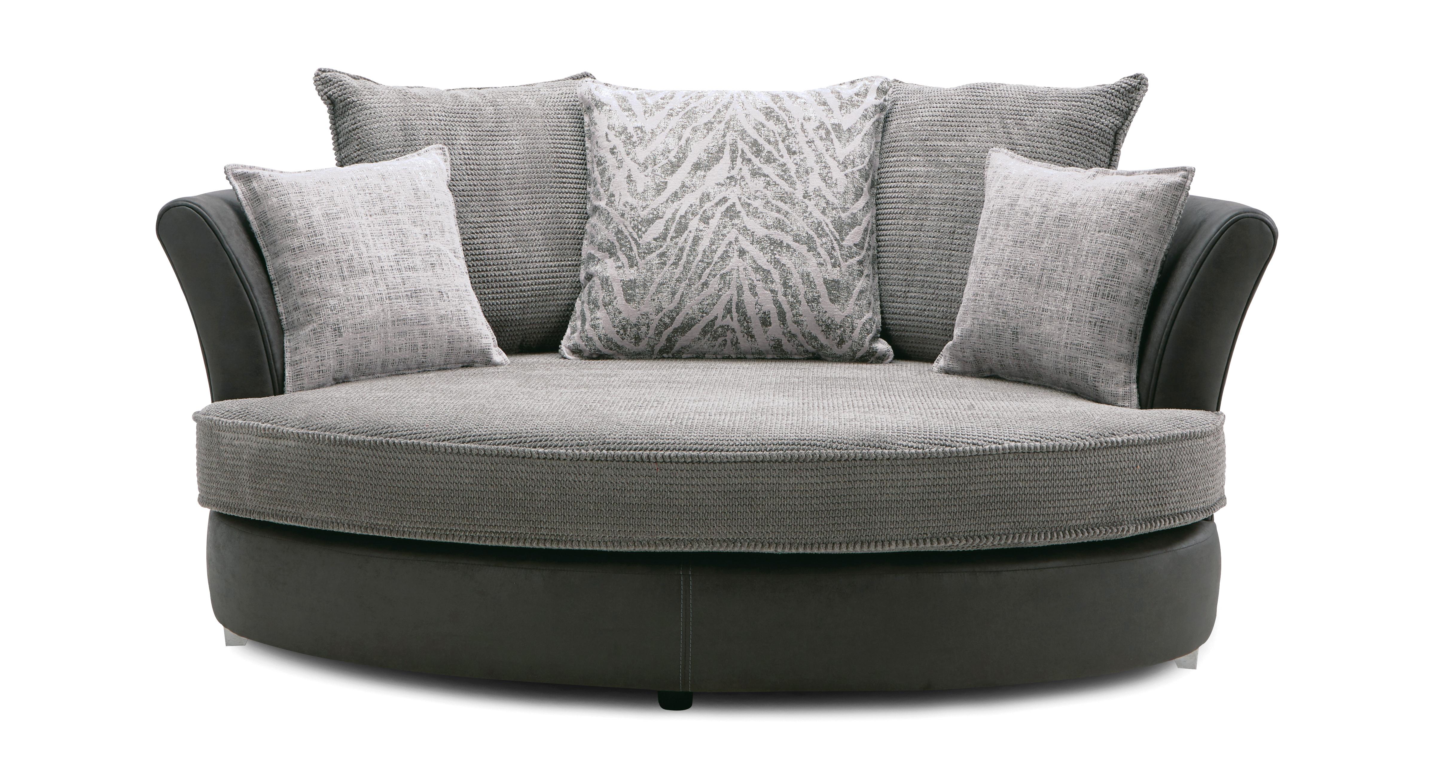 Zara Oval Cuddler Sofa Malbec | DFS Ireland