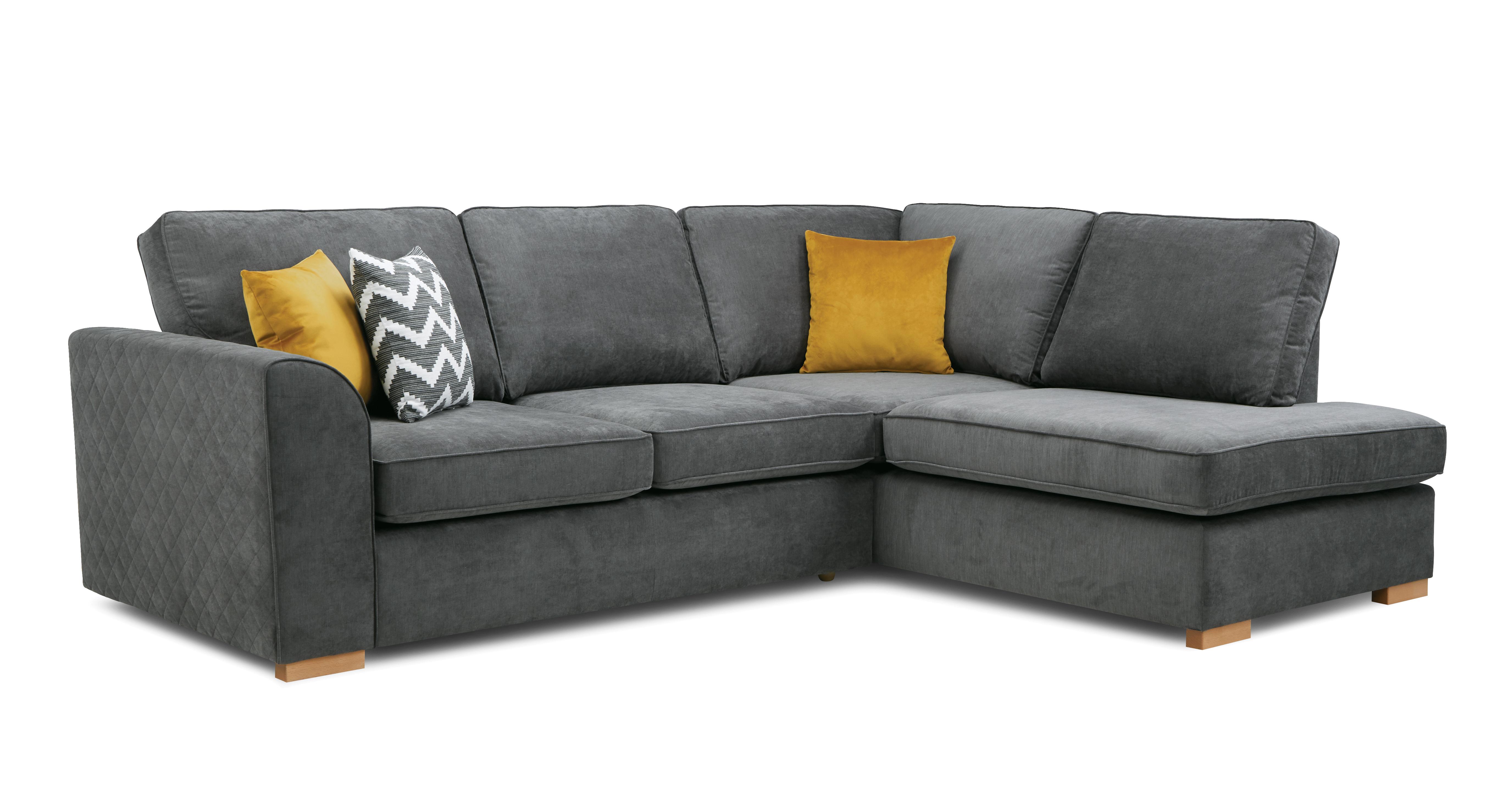 Orka Left Hand Facing Arm Open End Corner Sofa