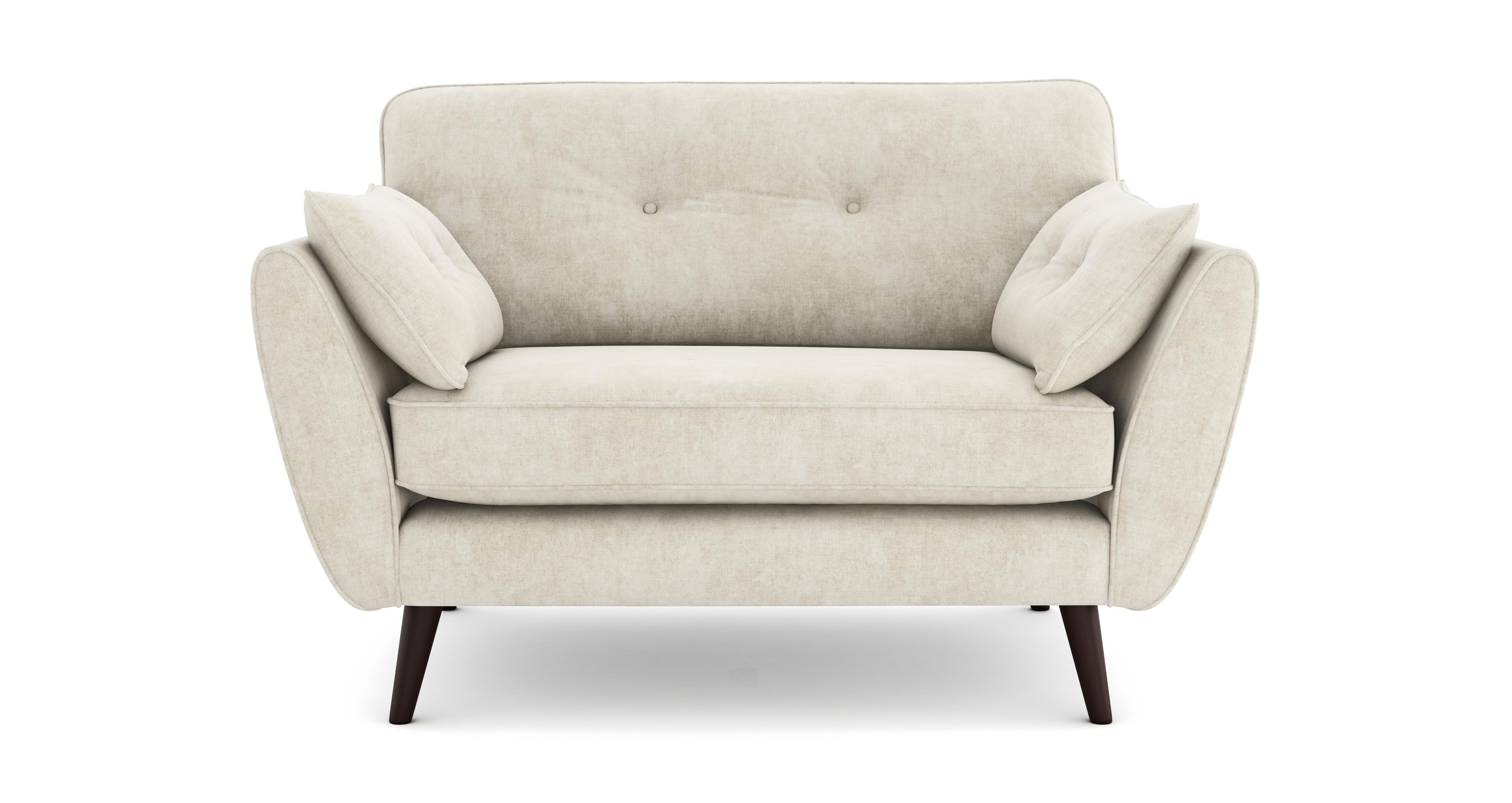 Chenille Cuddler Sofa