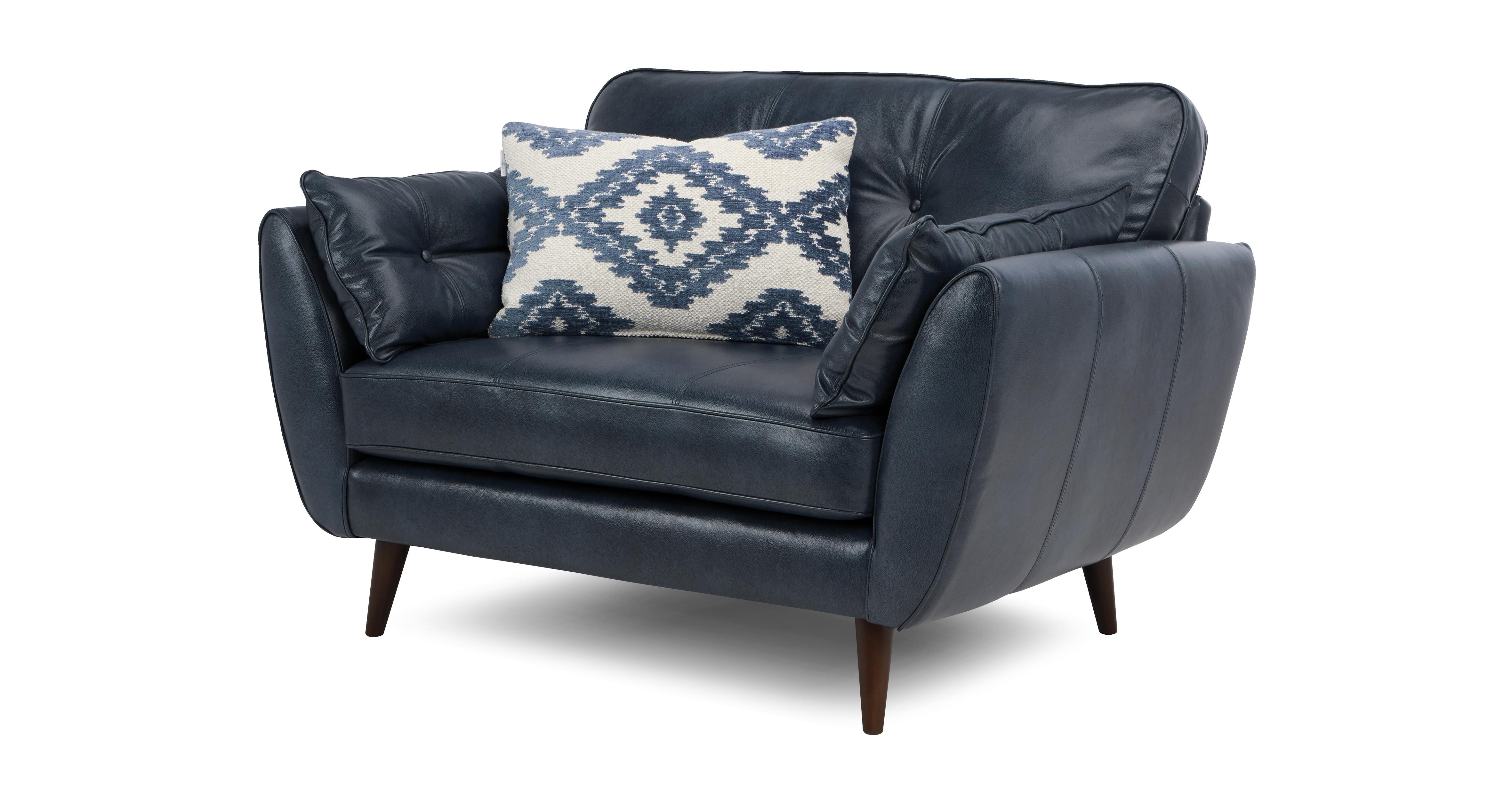 Leather 2024 snuggle chair