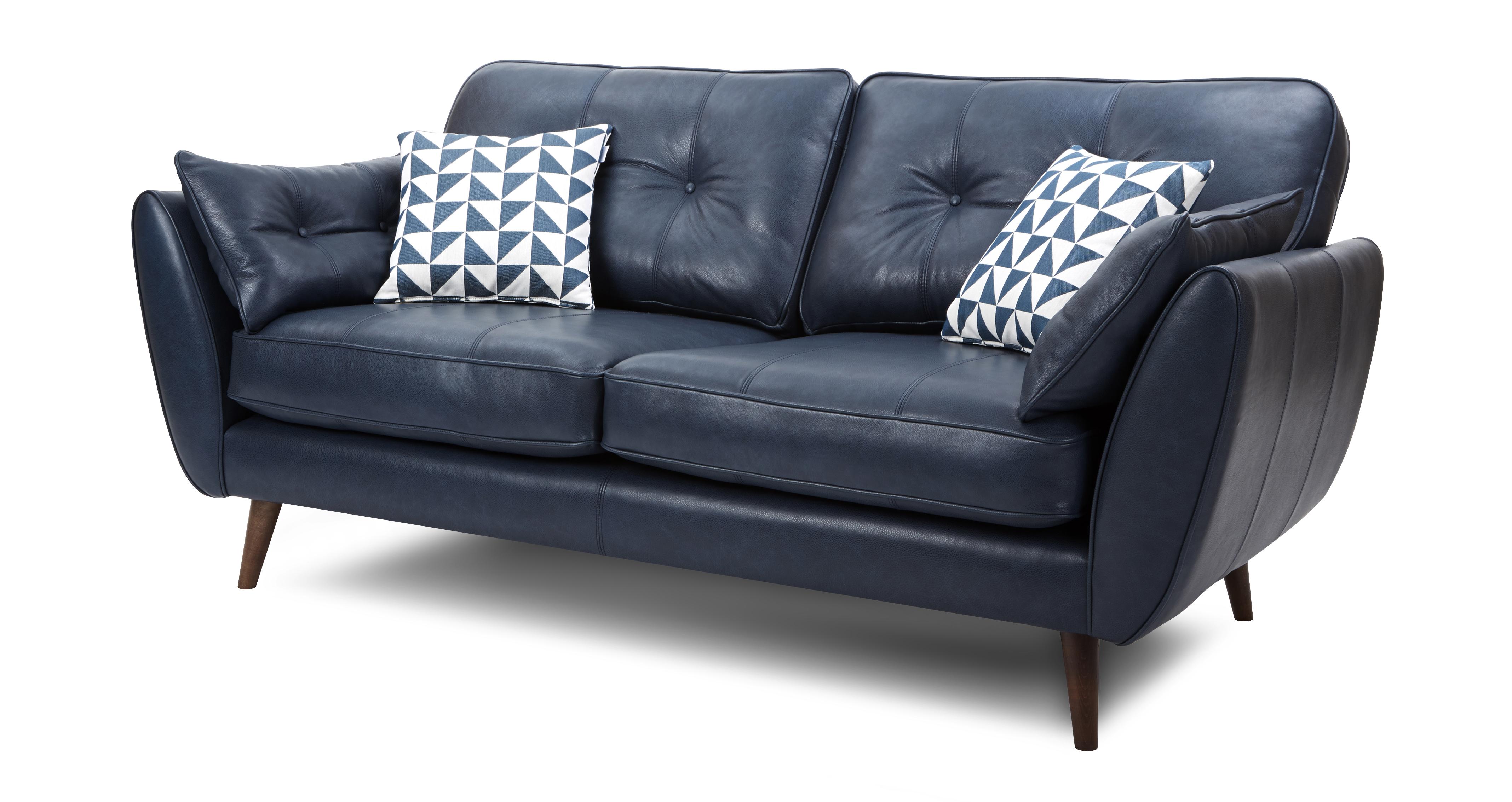 The latest leather sofa designed by DFS and French Connection