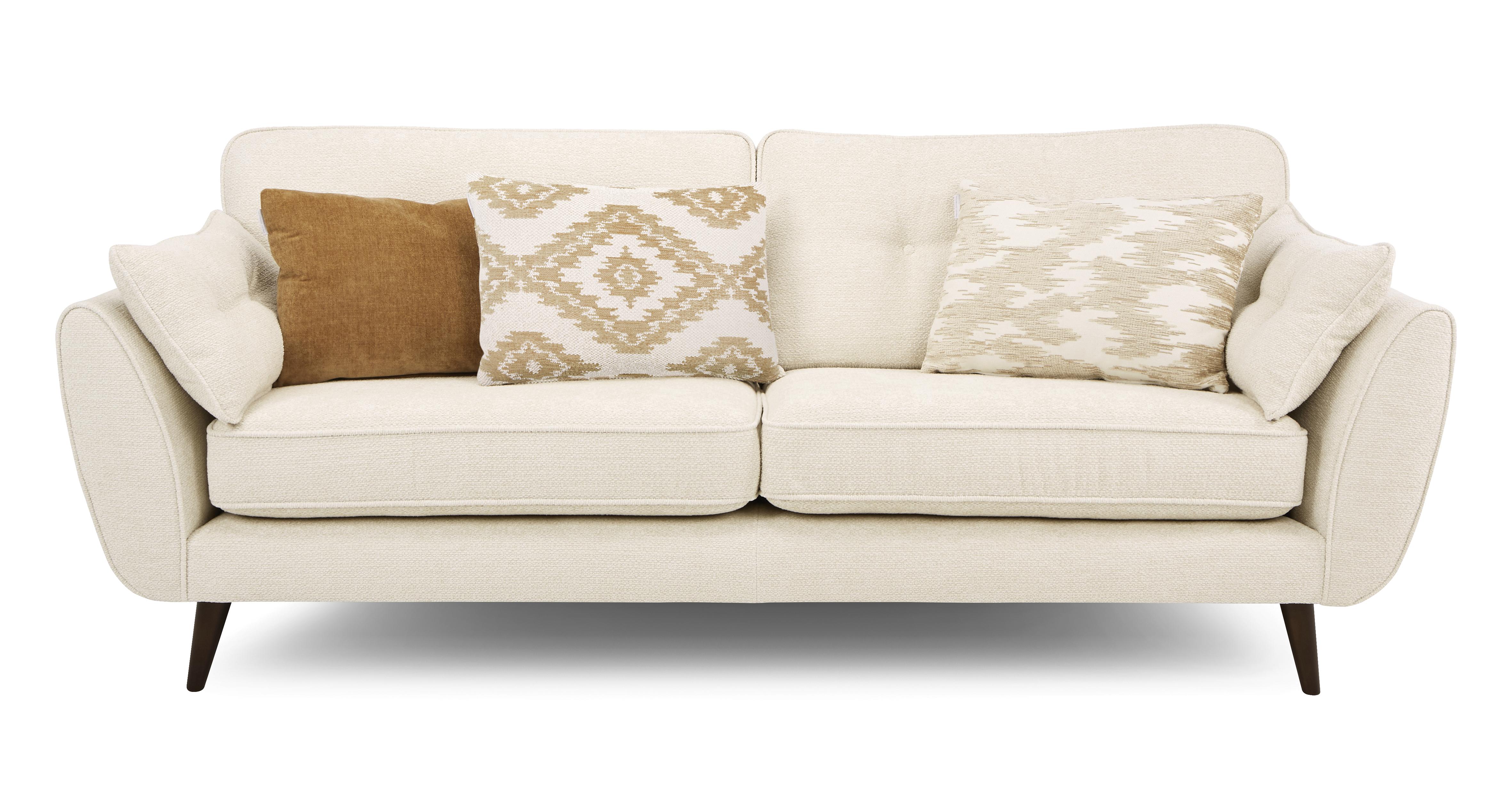 Boucle 4 Seater Sofa