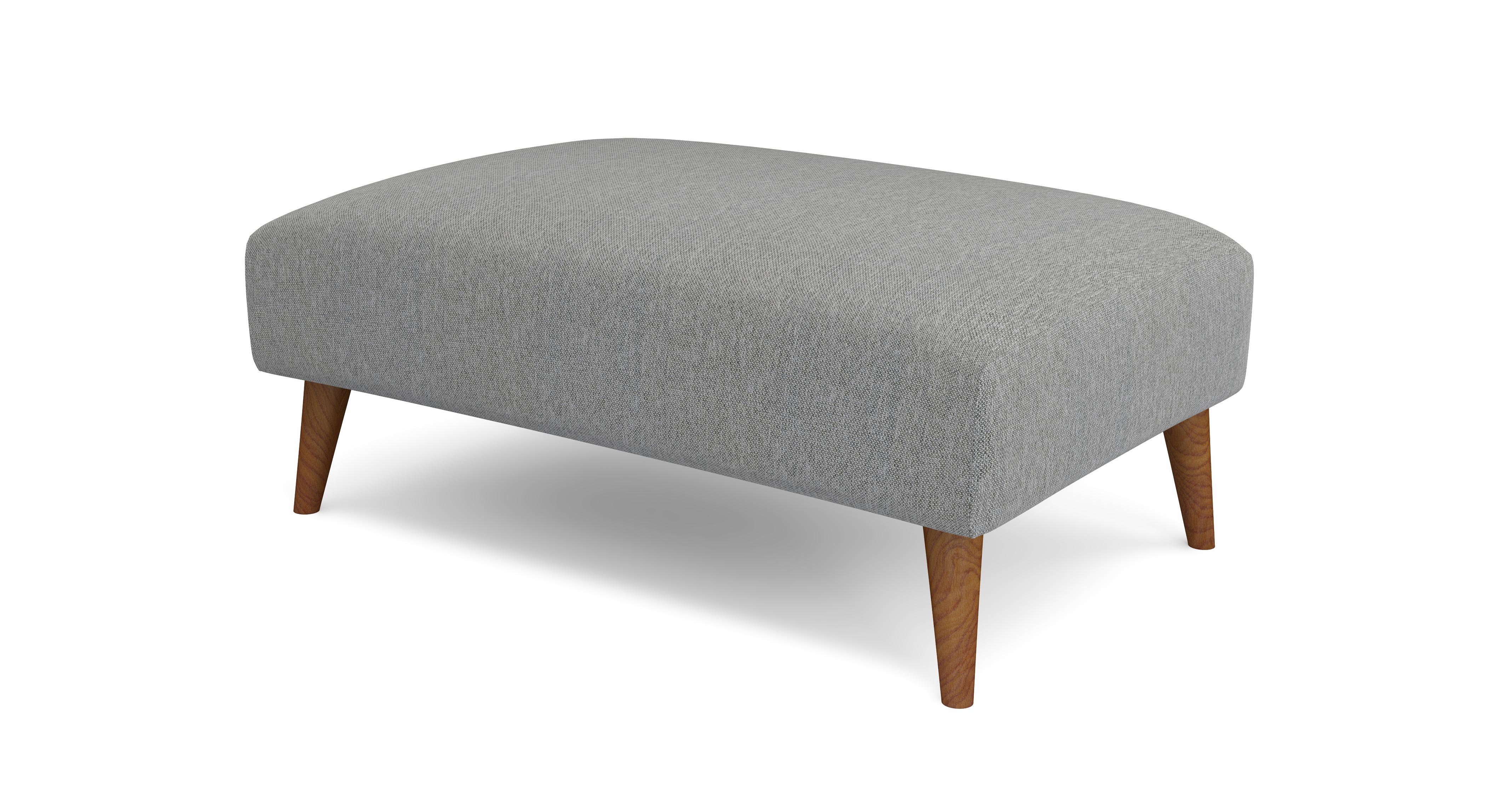 Dfs shop grey pouffe