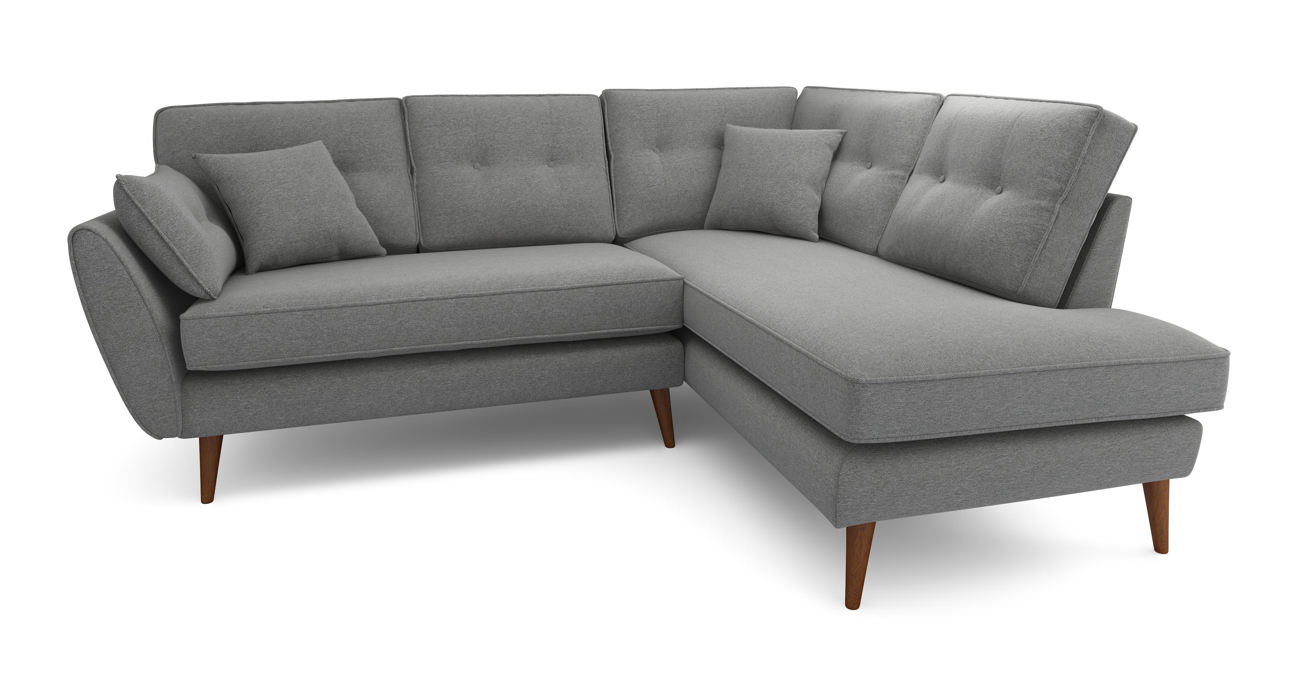 Dfs french connection store zinc corner sofa