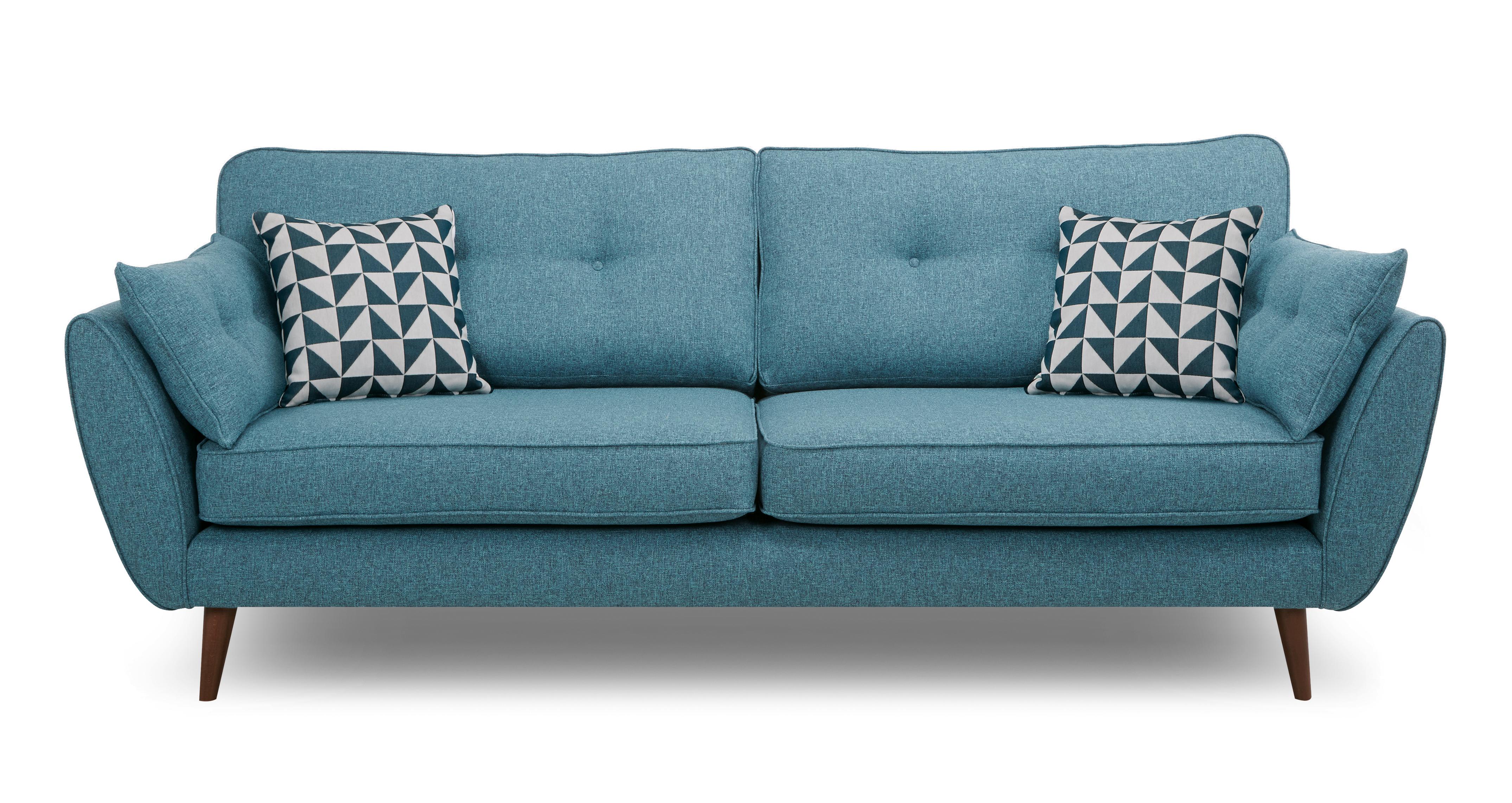 dfs blue sofa