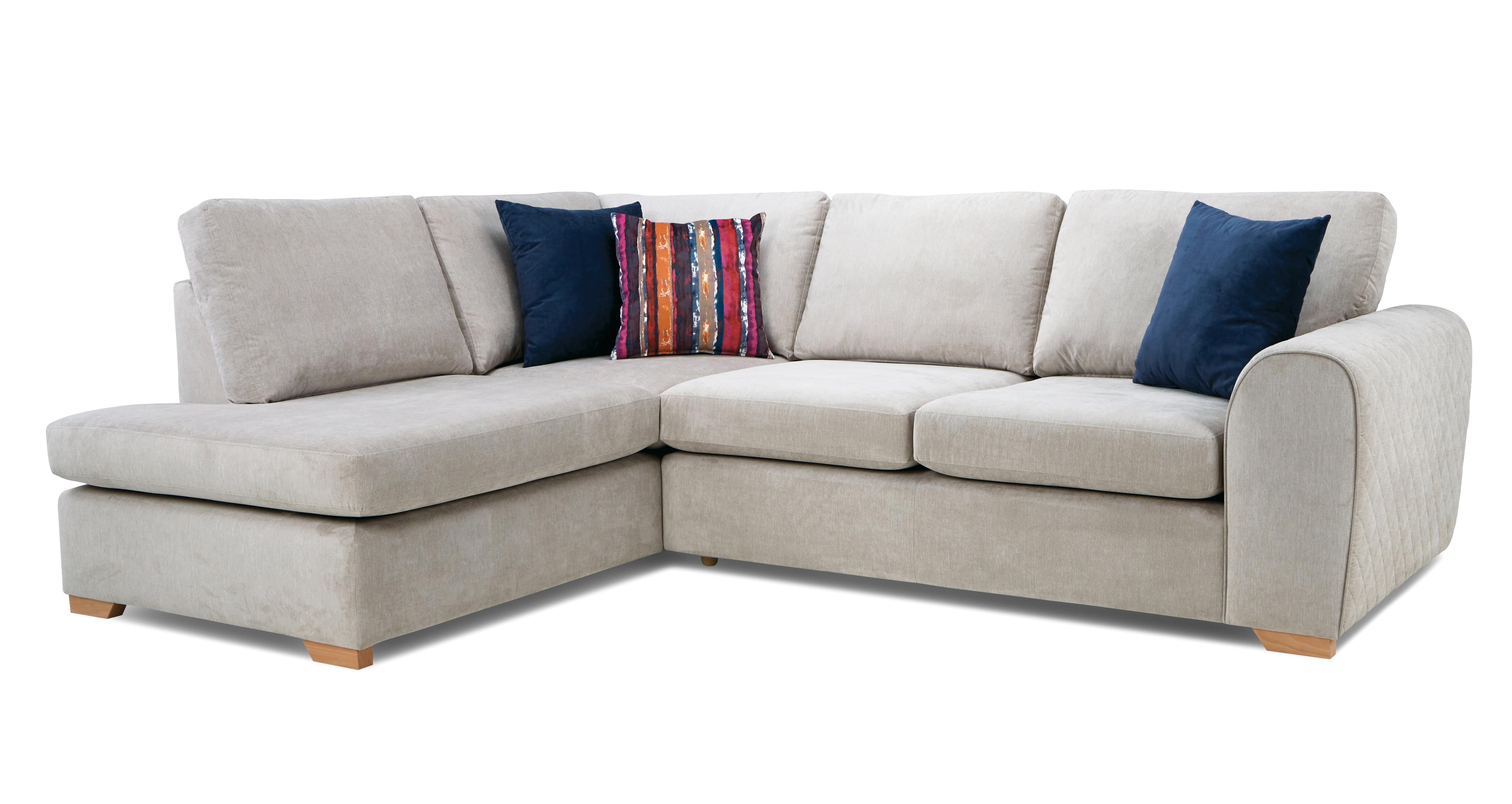 Zouk Right Hand Facing Arm Open End Corner Sofa Plaza Dfs